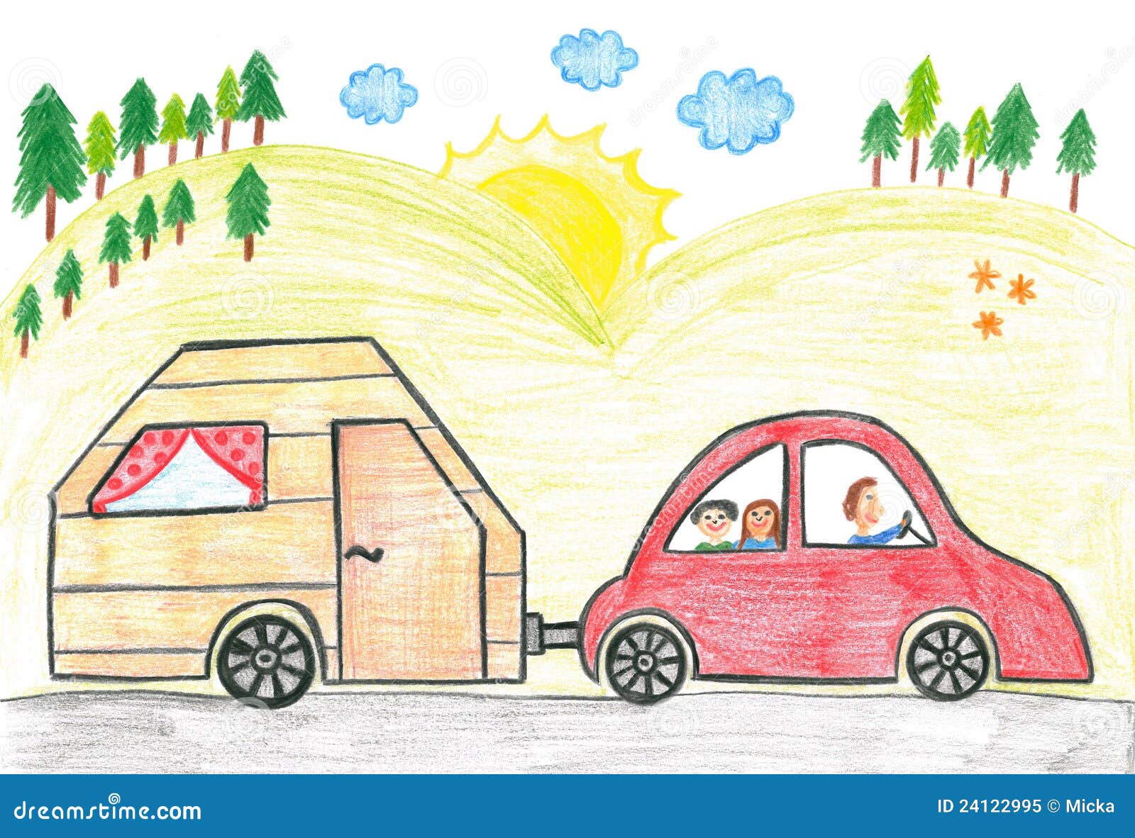 car and caravan clipart - photo #21