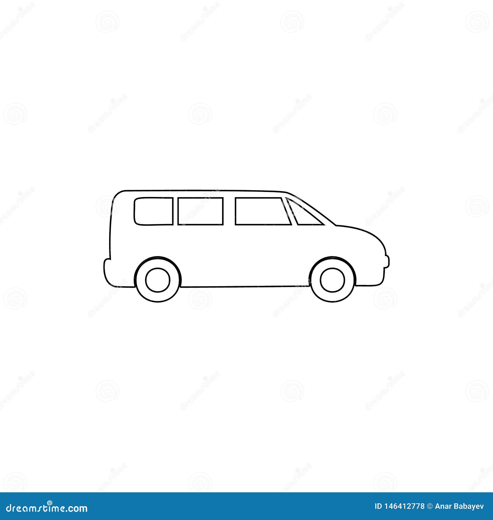 Family Car Outline Icon. Element of Car Type Icon. Premium Quality ...