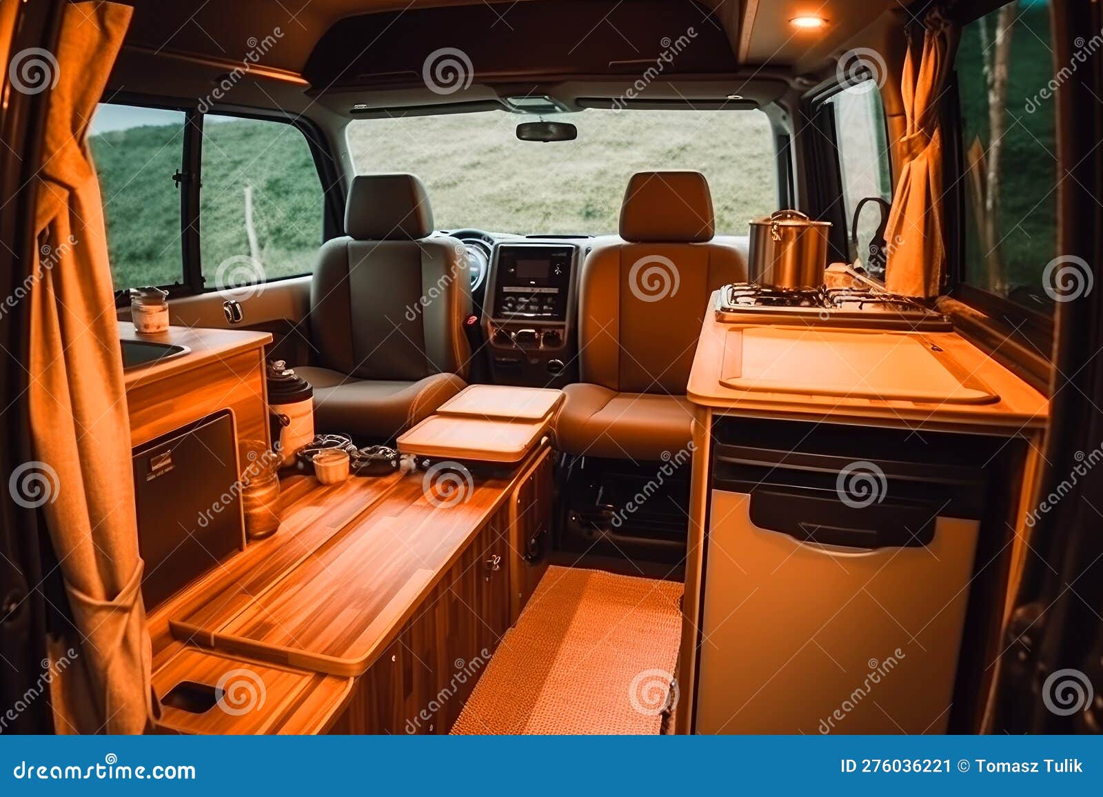 Family Car Suv Conversion Camper, Interior Conversion Effect, Van Life