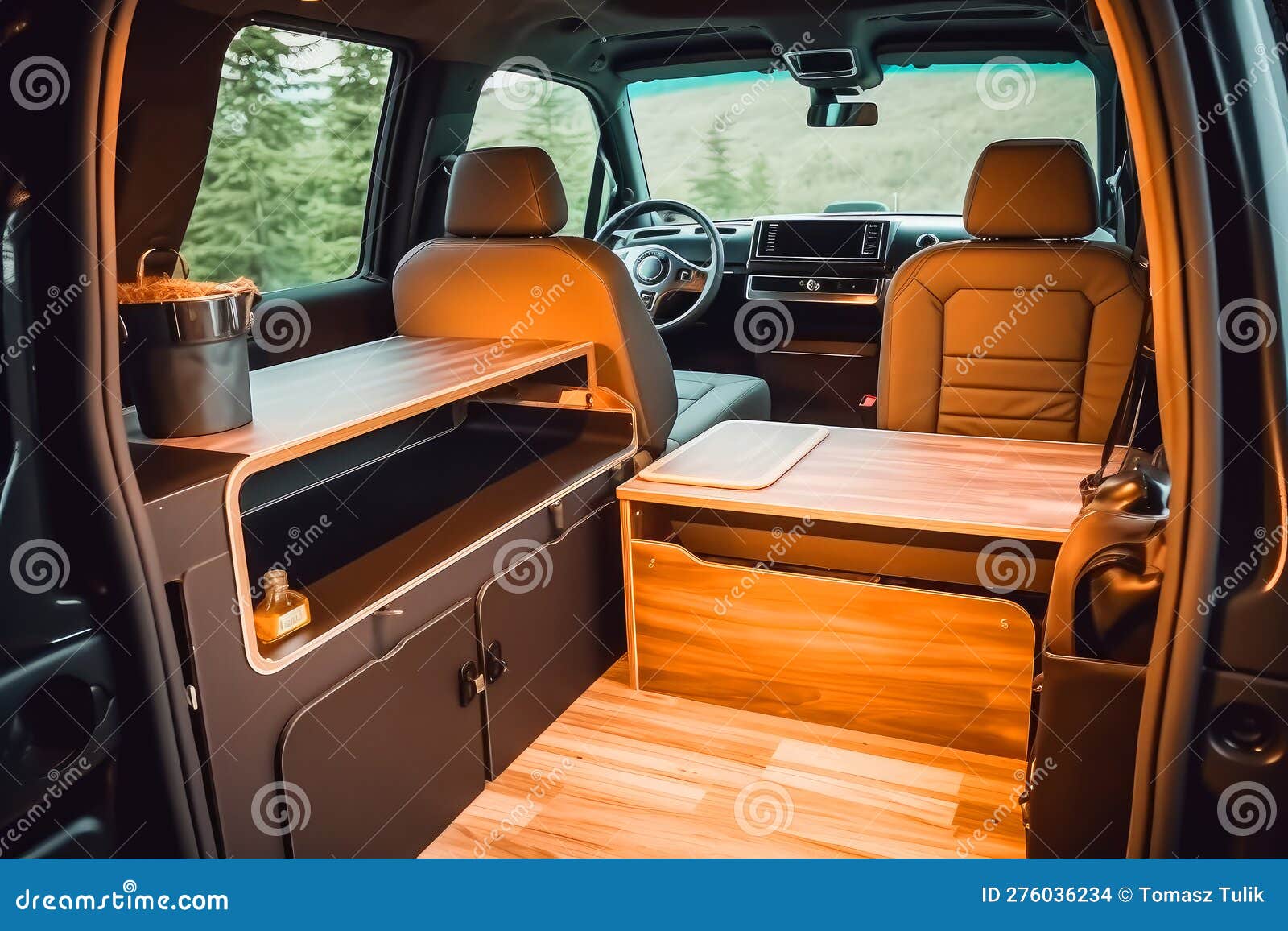 Family Car Suv Conversion Camper, Interior Conversion Effect, Van Life