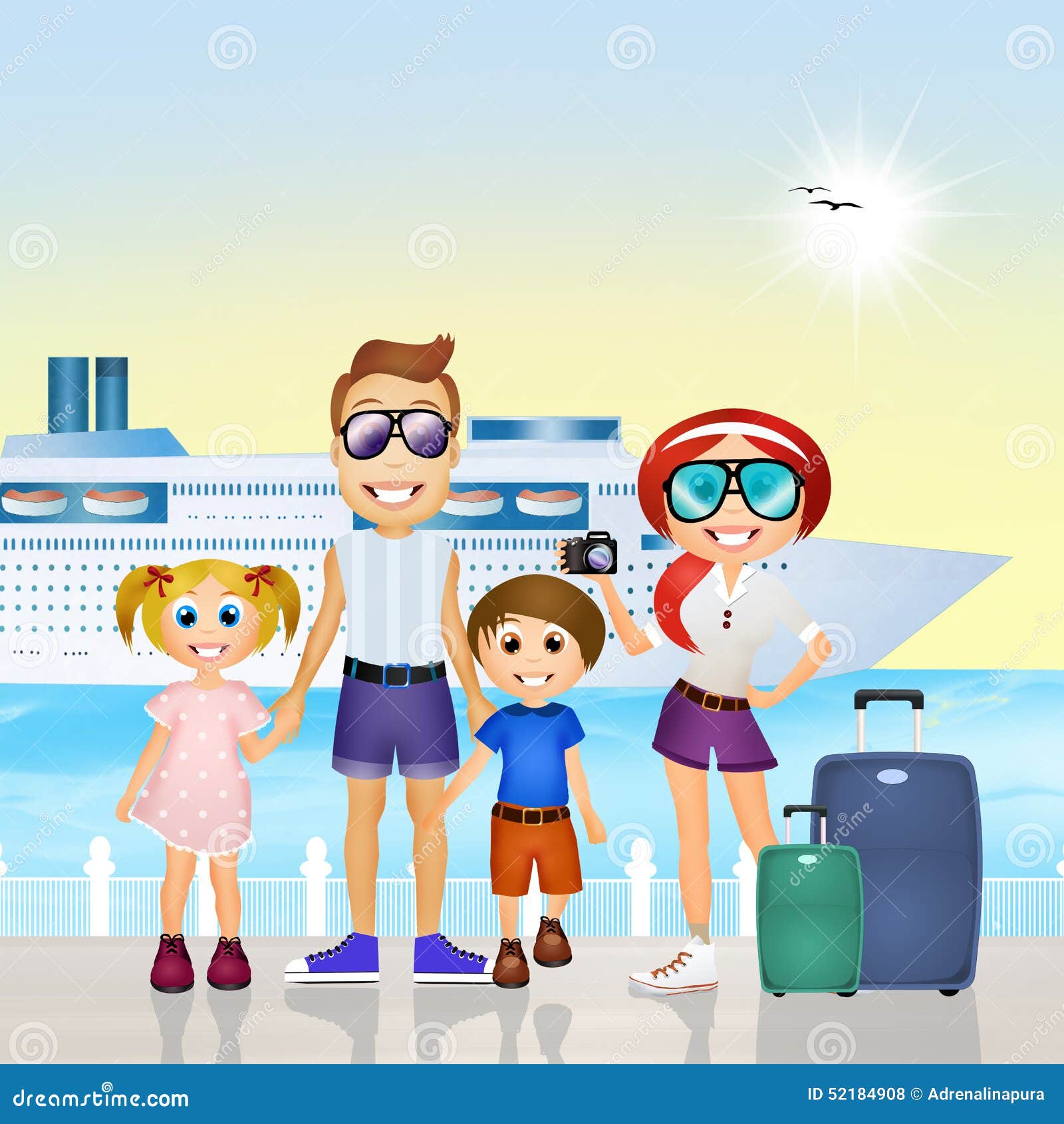 family cruise clipart