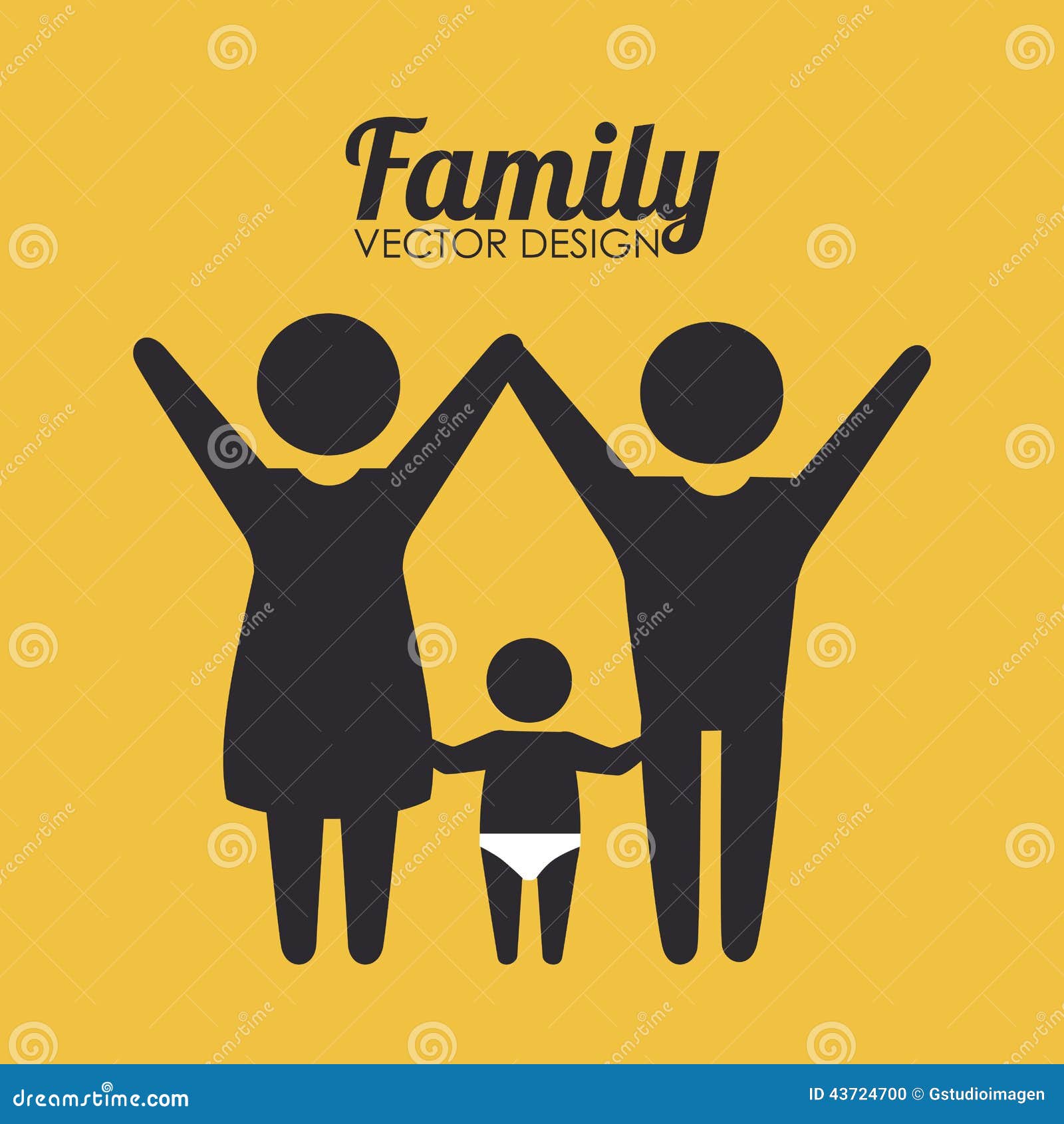 Family design stock vector. Illustration of generation 43724700