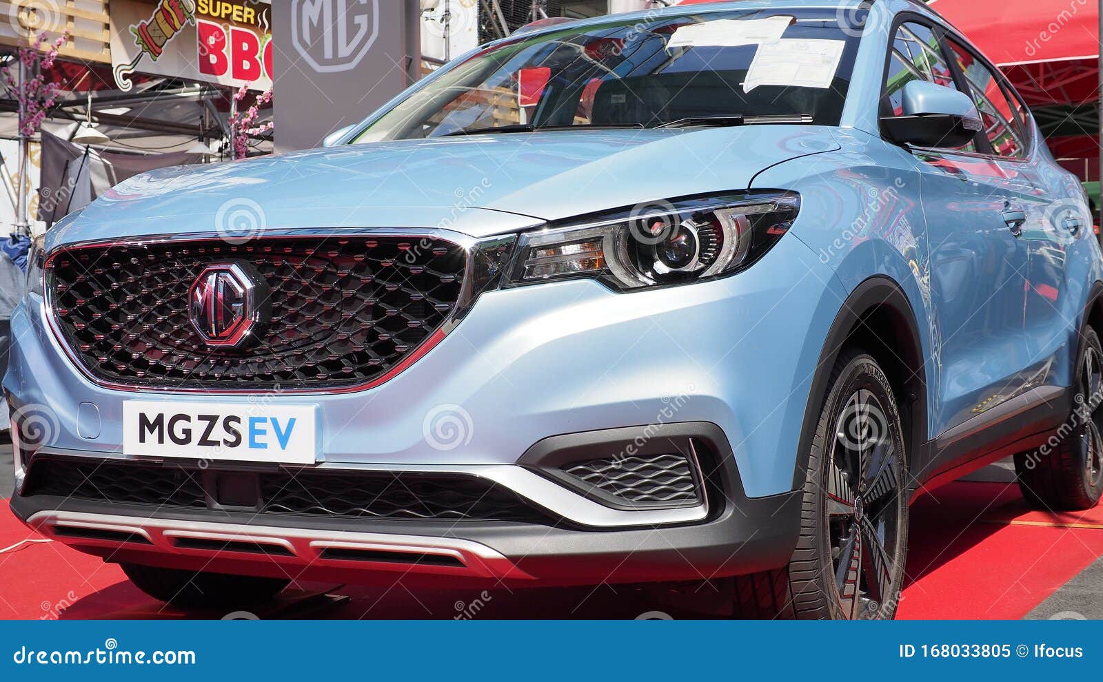 Familyfriendly Electric Car MG ZS EV Editorial Image Image of