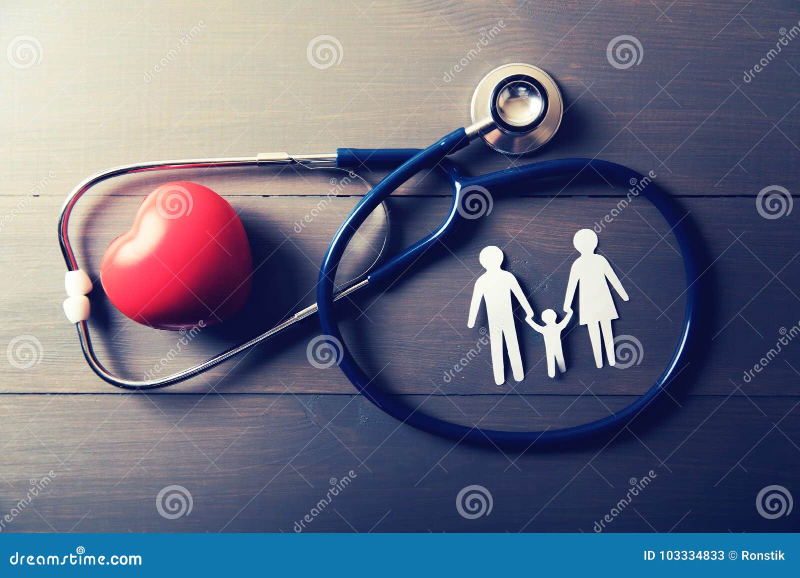 family health care and insurance concept