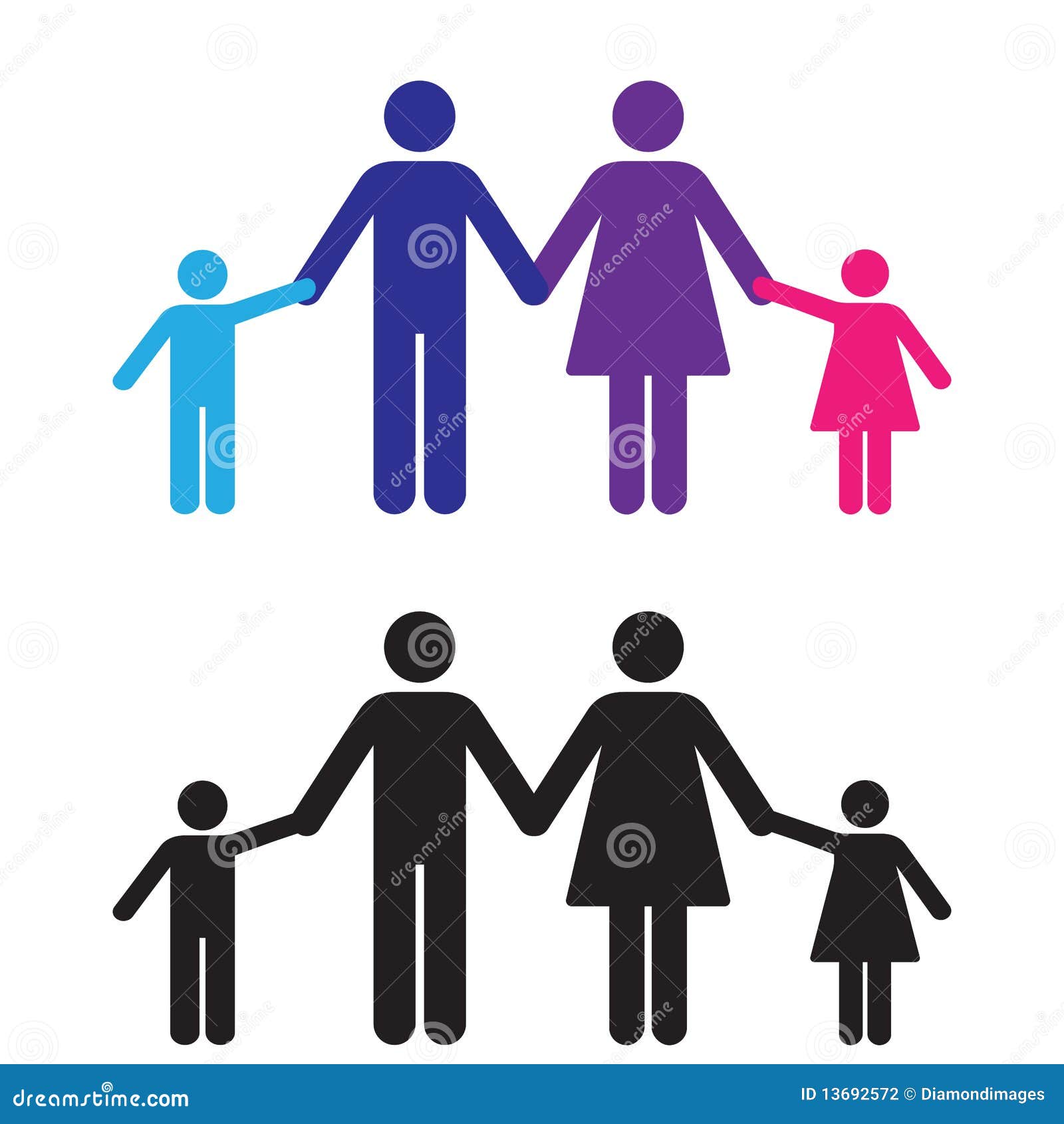 free clipart family holding hands - photo #17