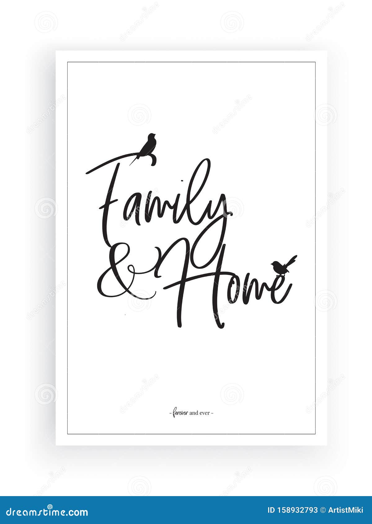 Download Family And Home, Minimalist Wording Design, Wall Decor ...