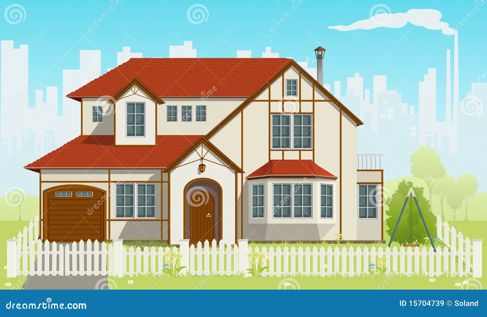 Download Family House. Vector Illustration. EPS8 Stock Vector ...