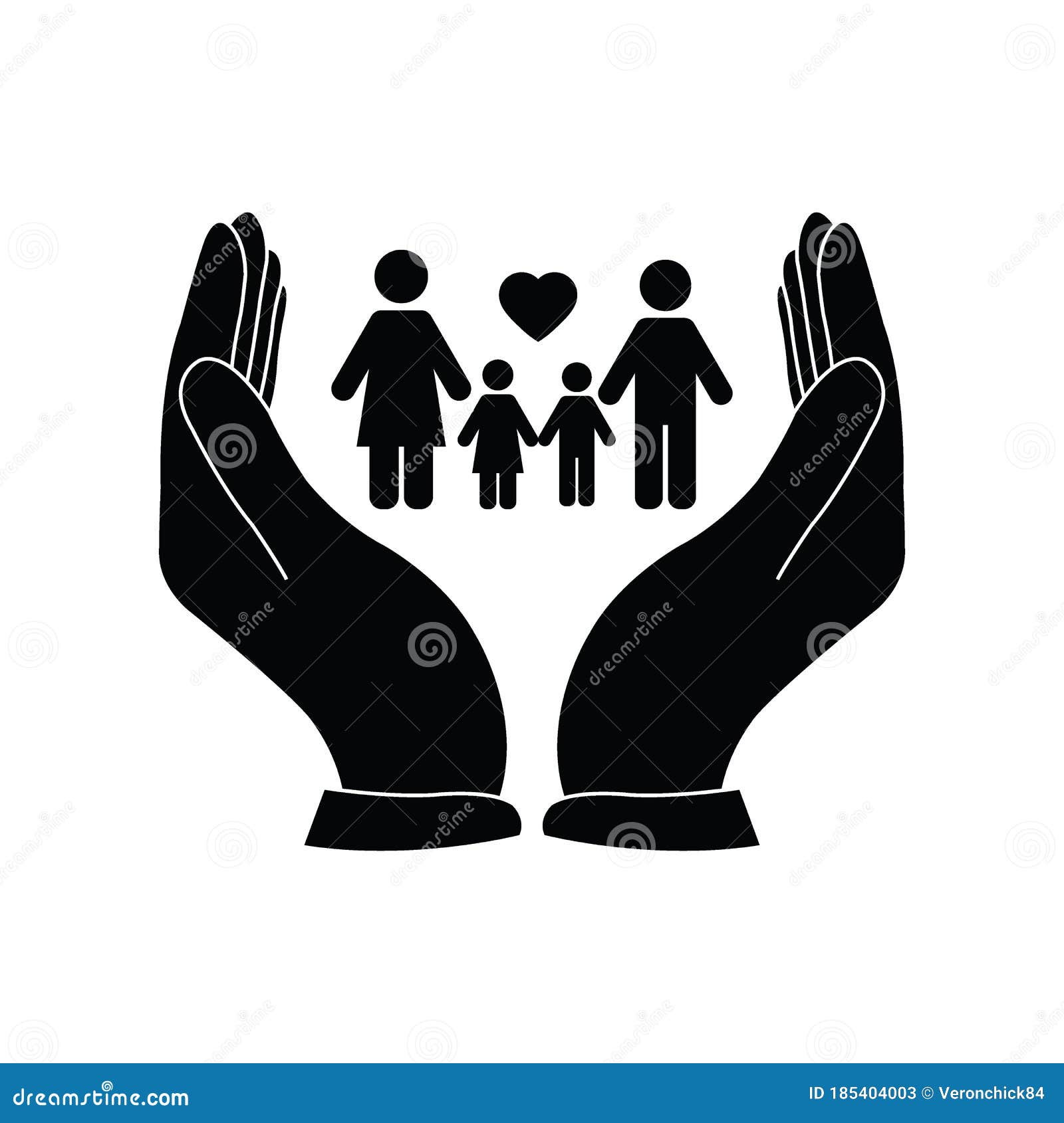 Family Icon Family Care Icon The Hand Is Holding A Family Vector Icon Stock Vector Illustration Of Concept Black Family Icon Family Care Icon The Hand Is Holding A Family Vector Icon Stock Vector Illustration Of Concept Black