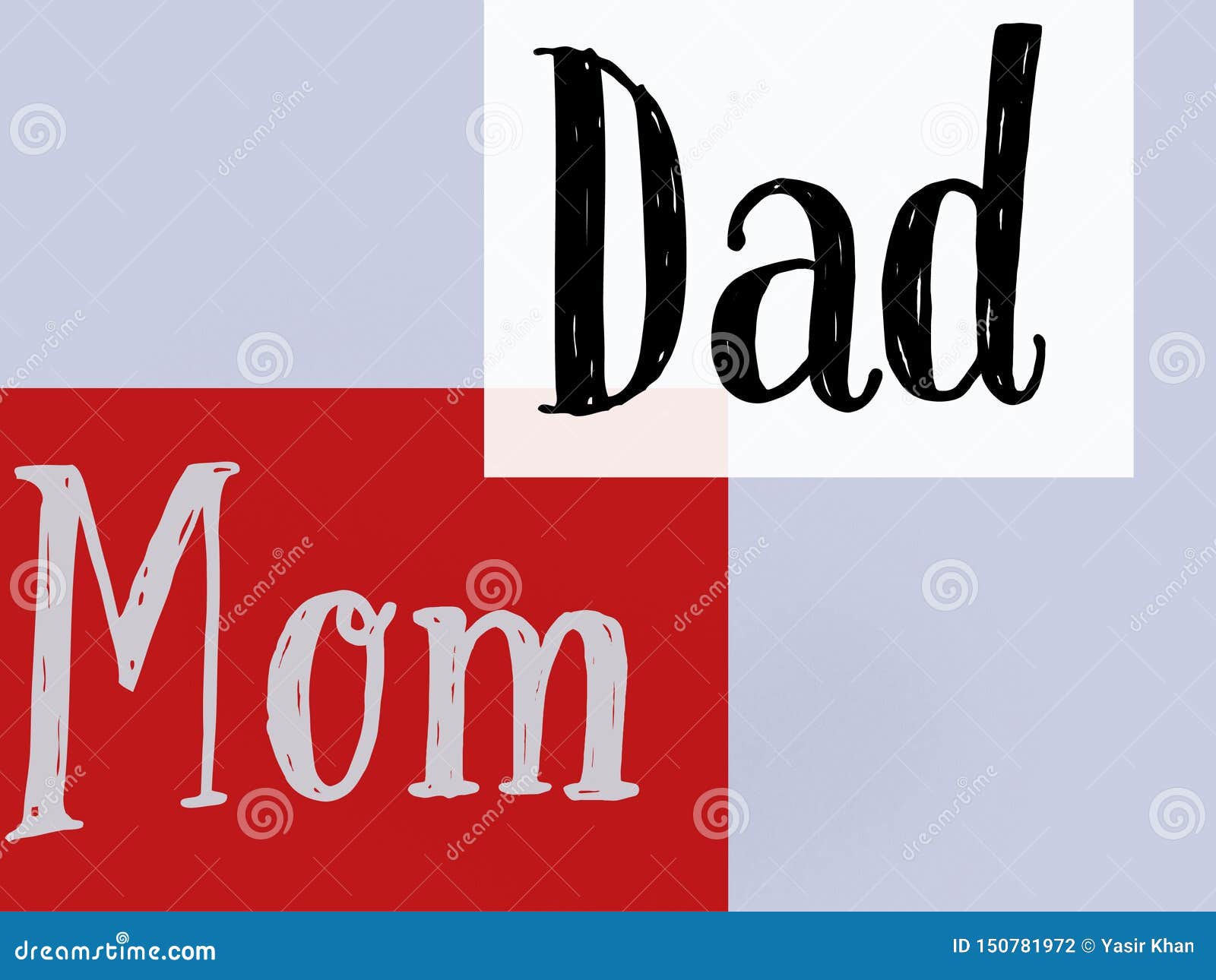 Family Lovely Wallpaper And Banner Of Mom And Dad White And Red Color Background Stock Illustration Illustration Of Banner Lovely