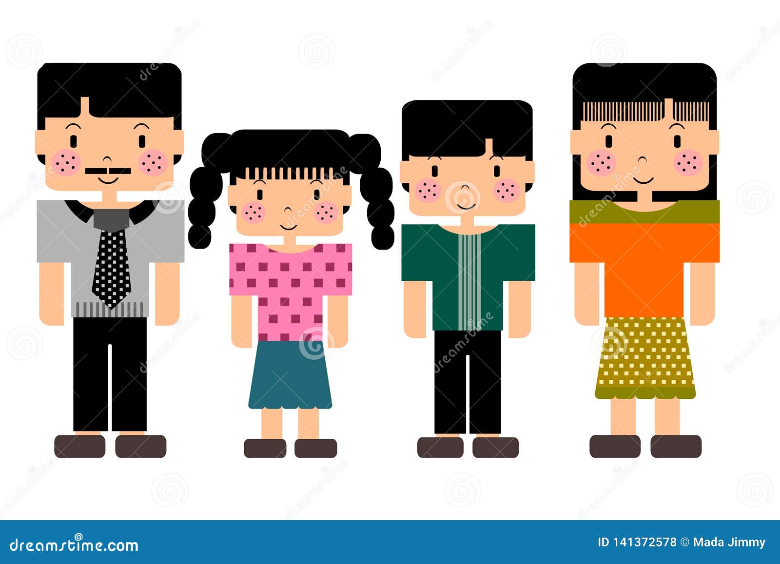 Family member cartoon stock vector. Illustration of colorful - 141372578 Family member cartoon stock vector. Illustration of colorful - 141372578