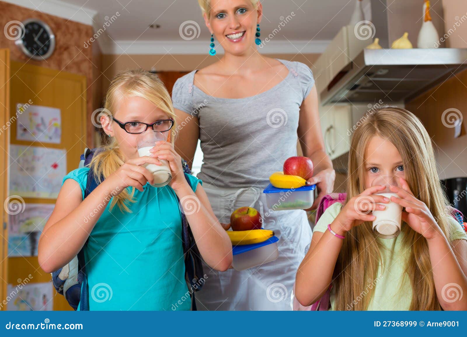 Royalty Free Teens Making Breakfast 16