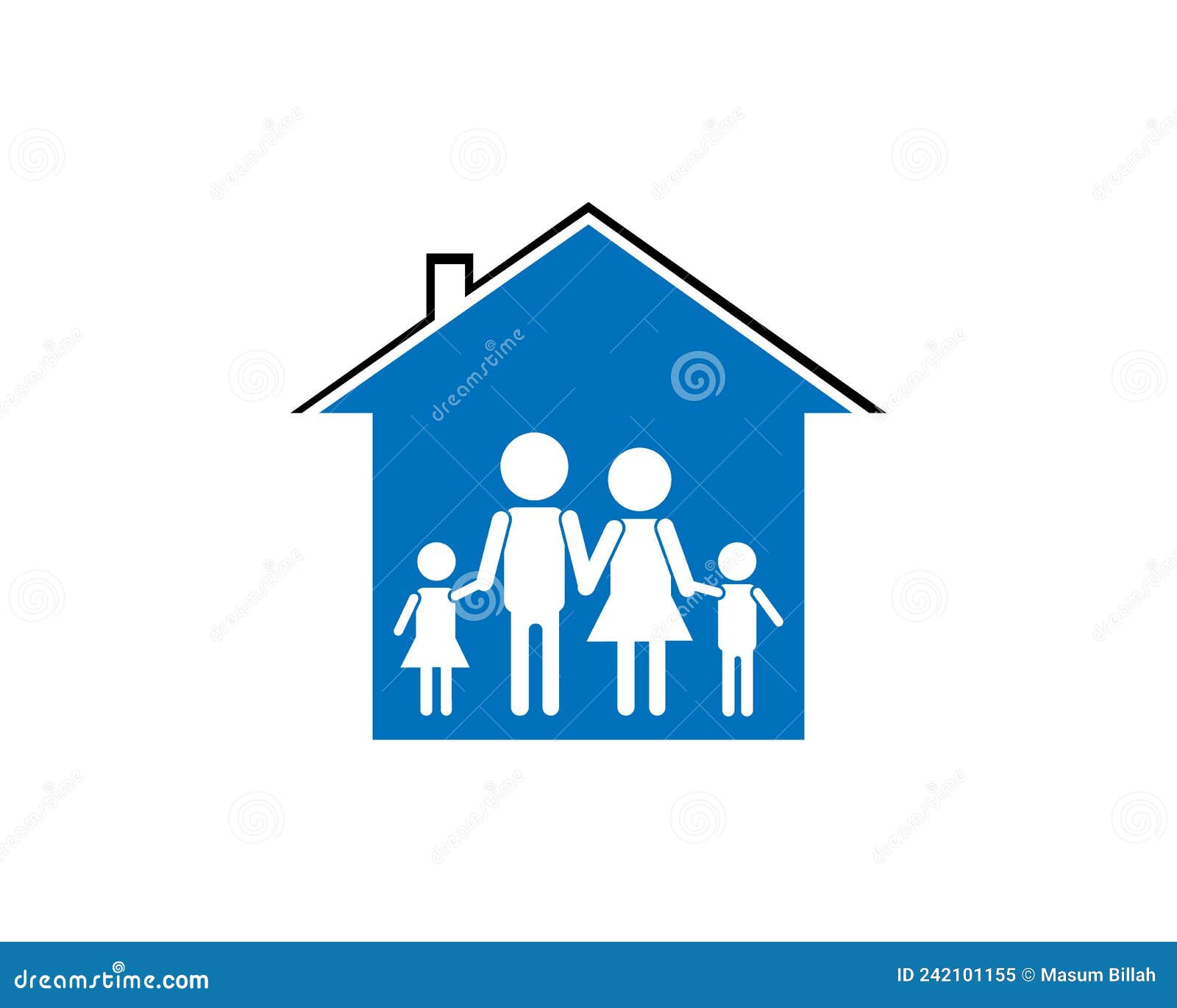 Family Planning Logo Design Template. Stock Vector Illustration of