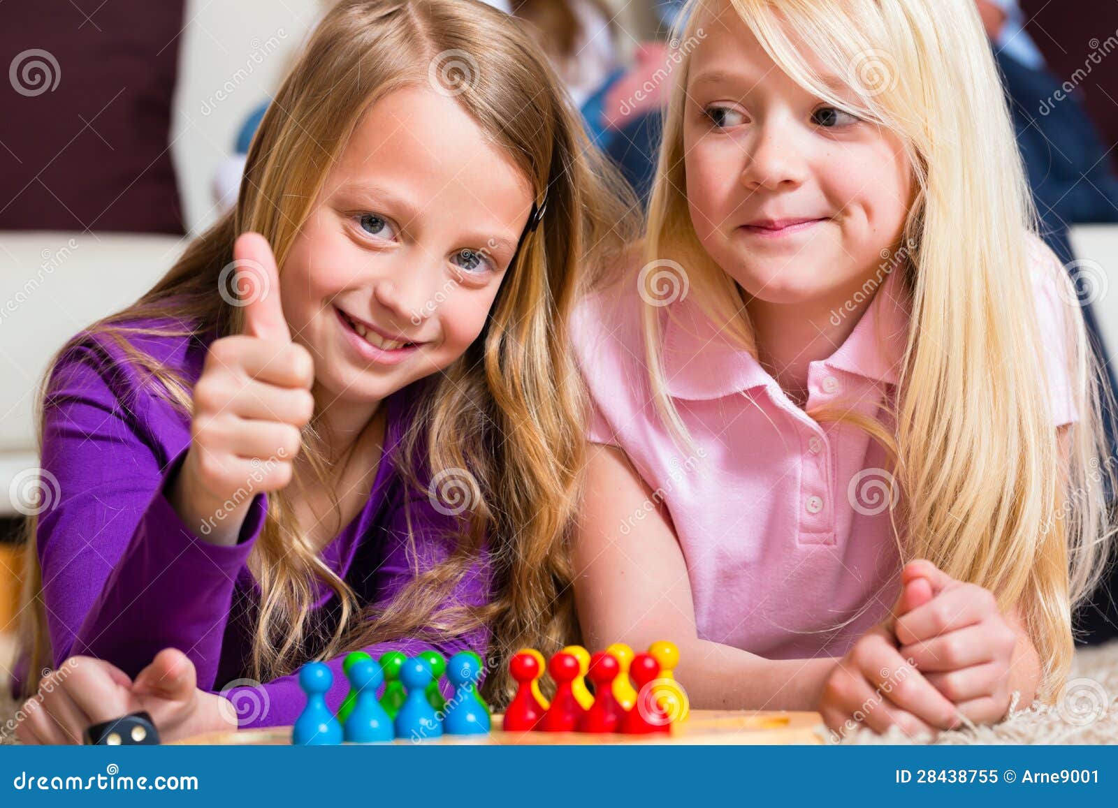 Family Playing Board Game at Home Stock Image Image of relatives