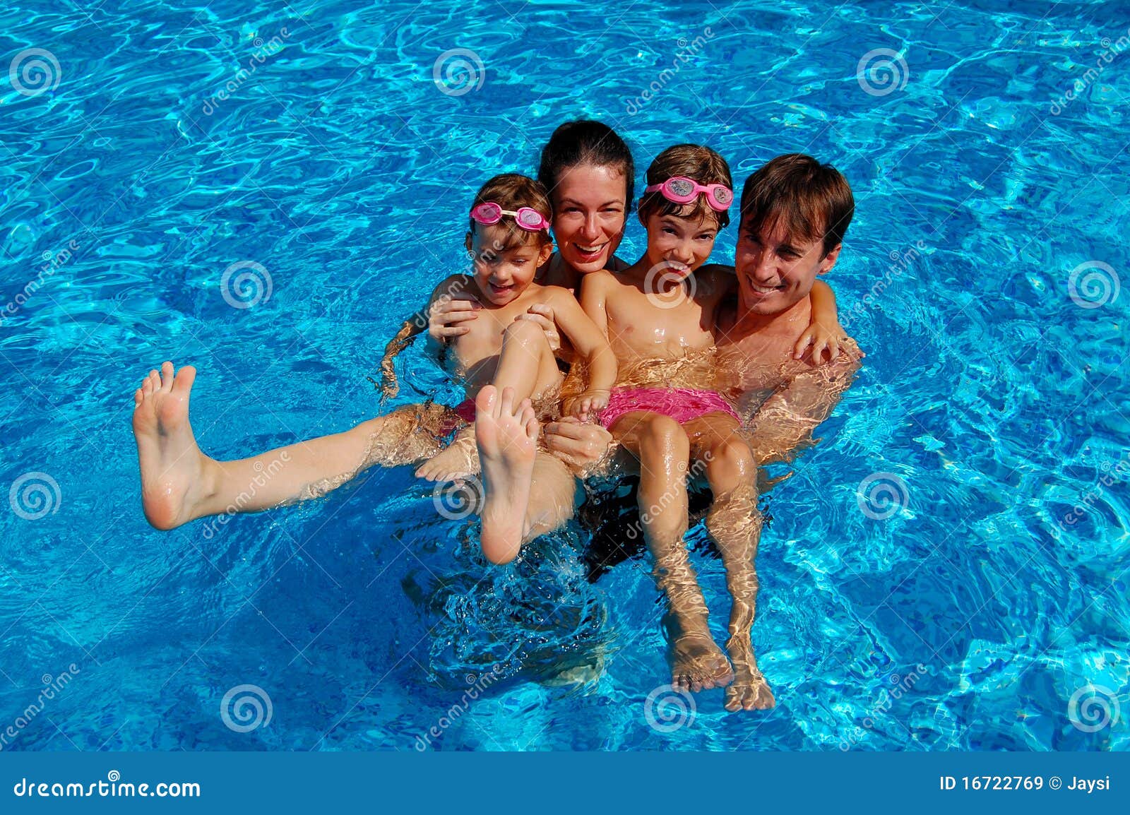 Family swim naked
