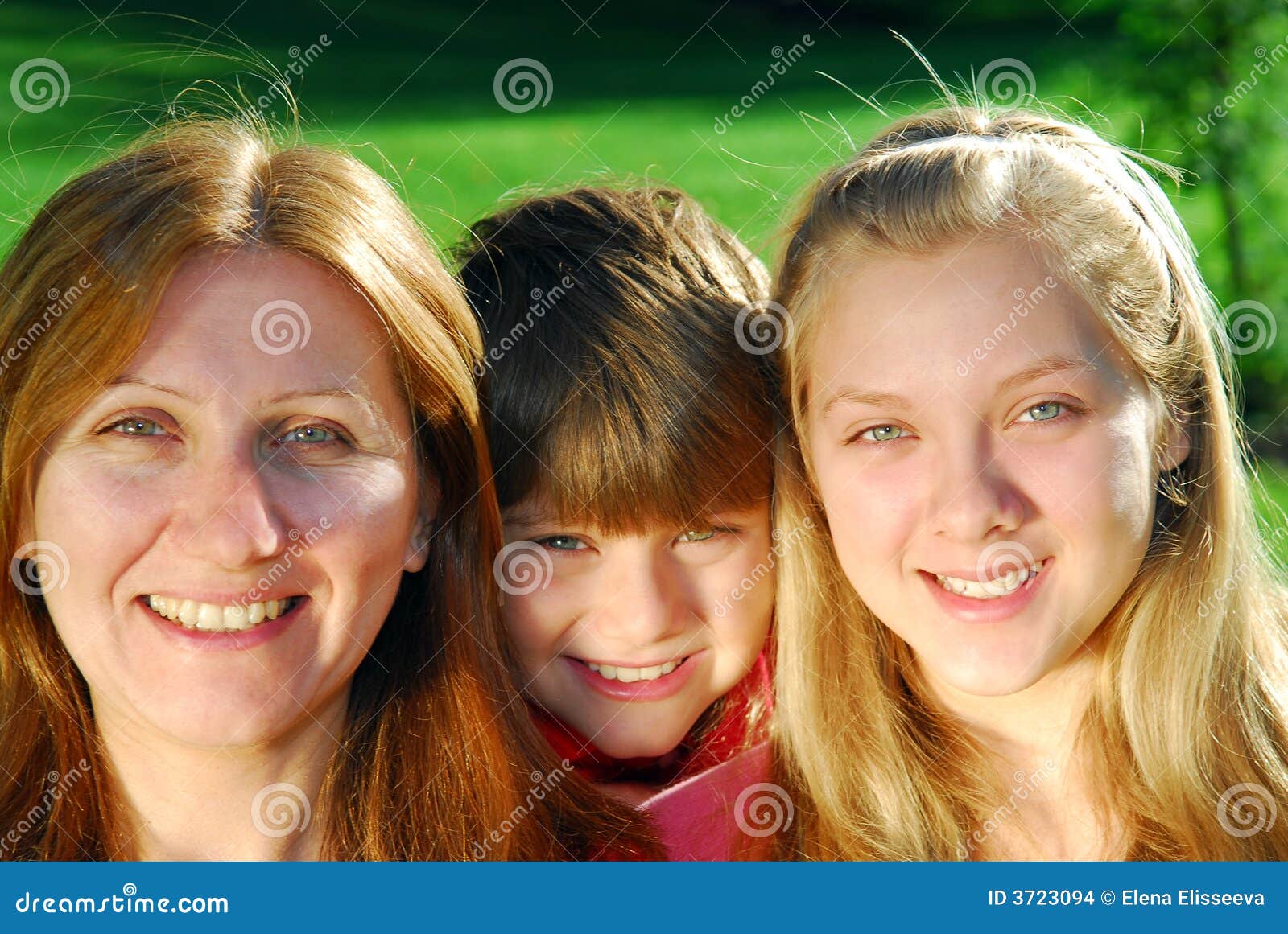Family portrait stock photo. Image of child, cute, little - 3723094