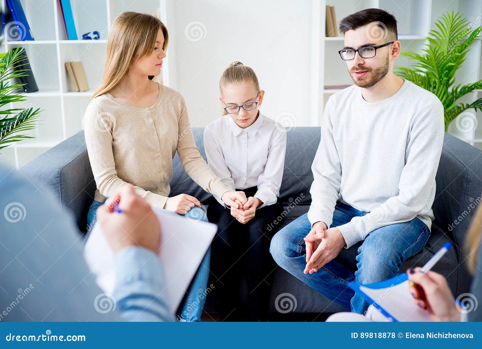 Family with psychologist stock photo. Image of psychiatry - 89818878