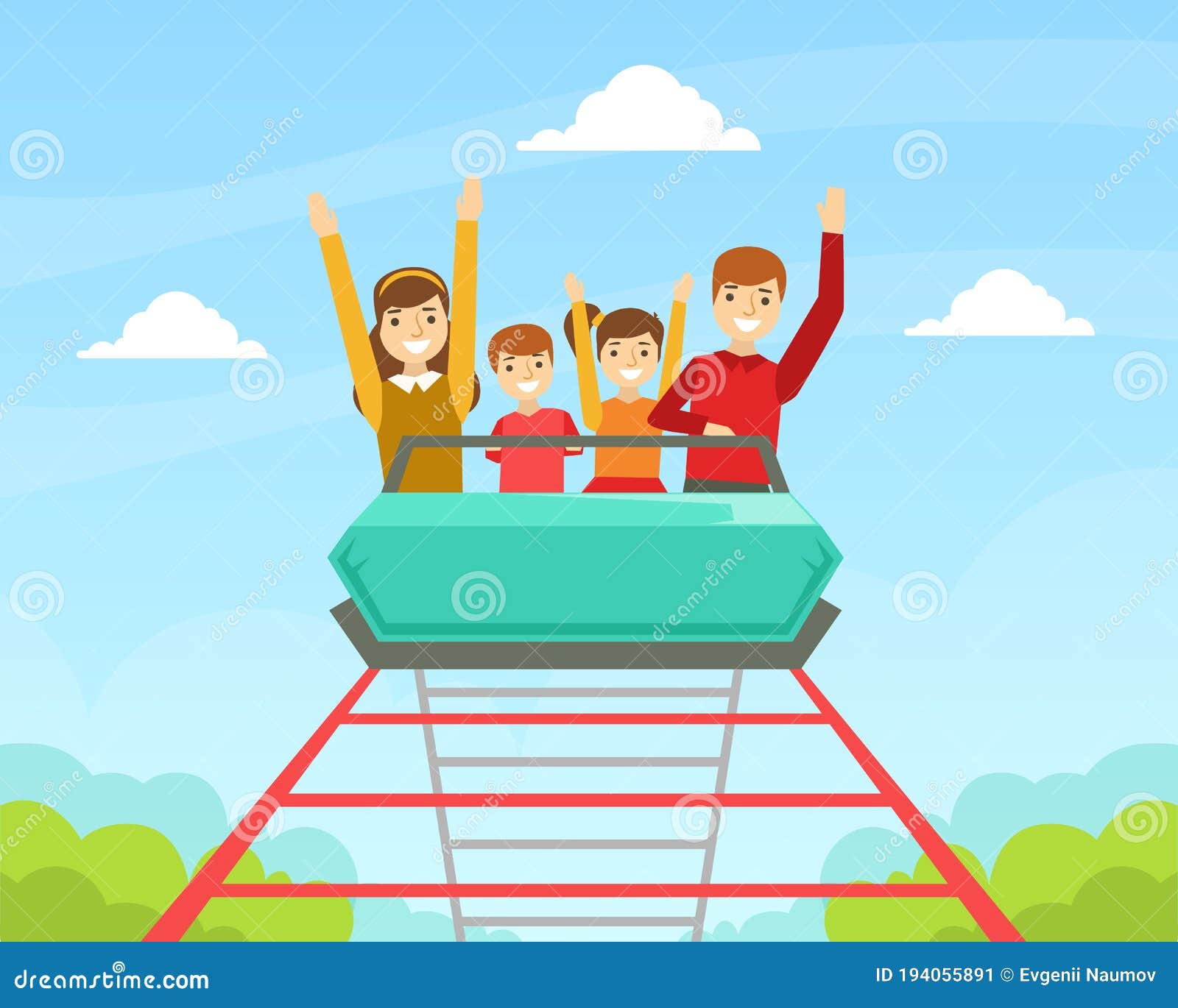 Cartoon Roller Coaster - The best selection of royalty free roller ...