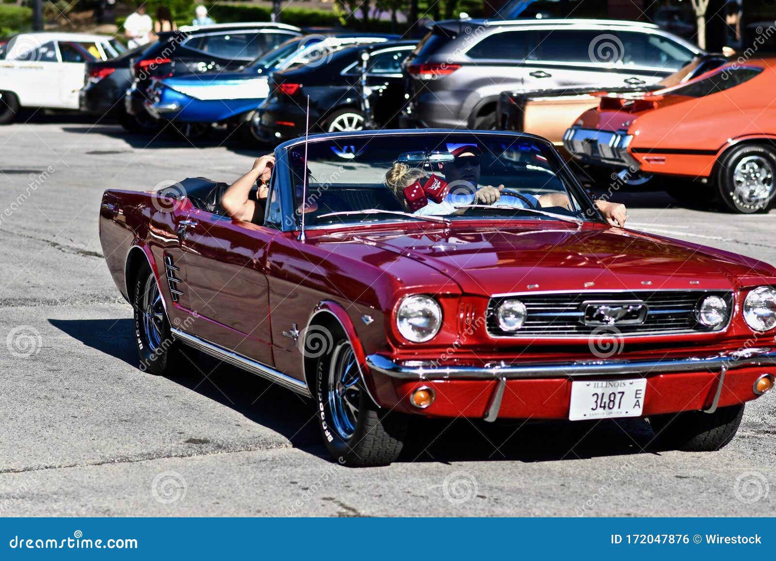 Family Riding in a Shiny Ford Mustang Editorial Photo - Image of speed ...