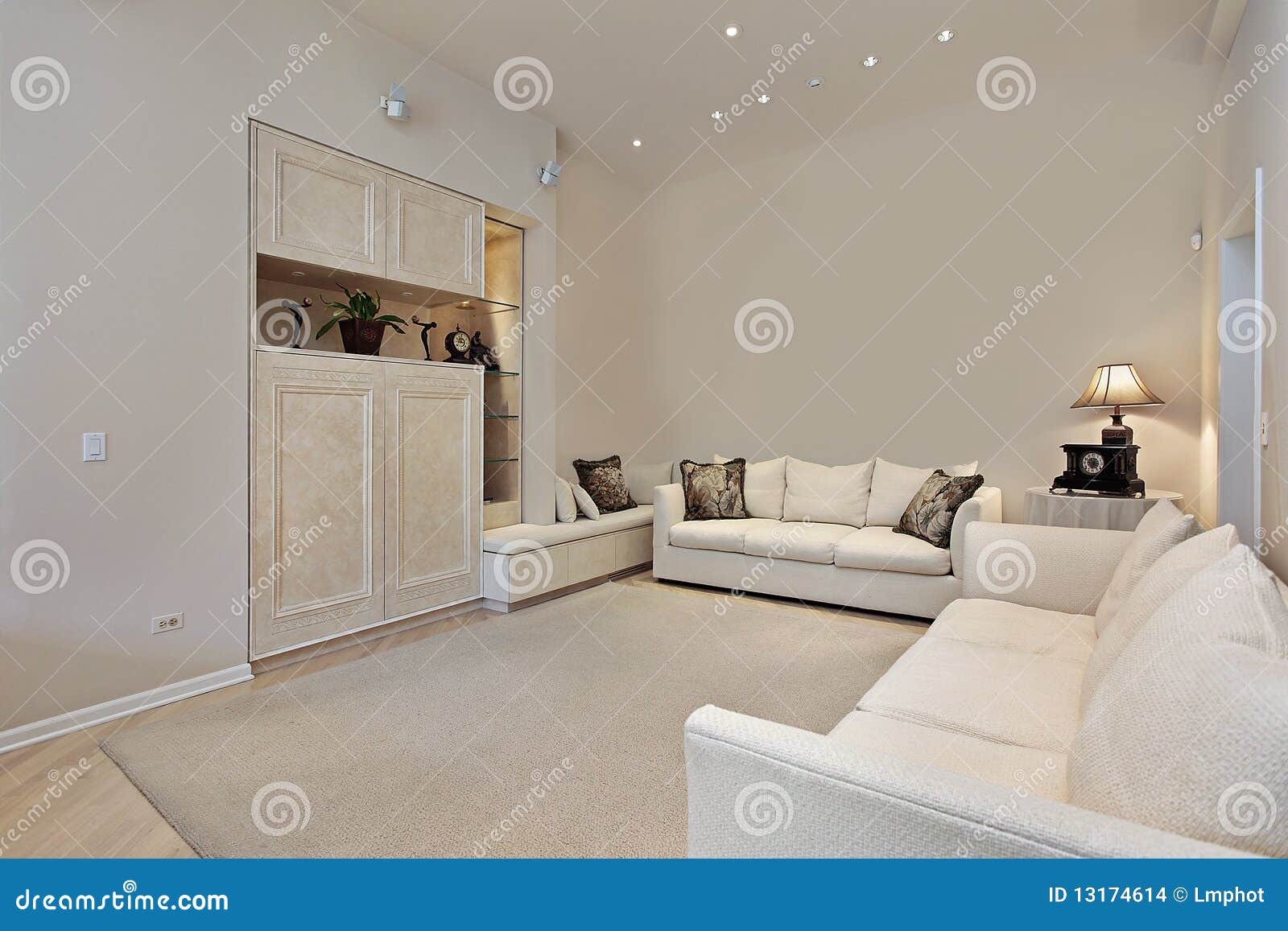 Family Room With Built Ins Stock Photo Image Of Furniture 13174614