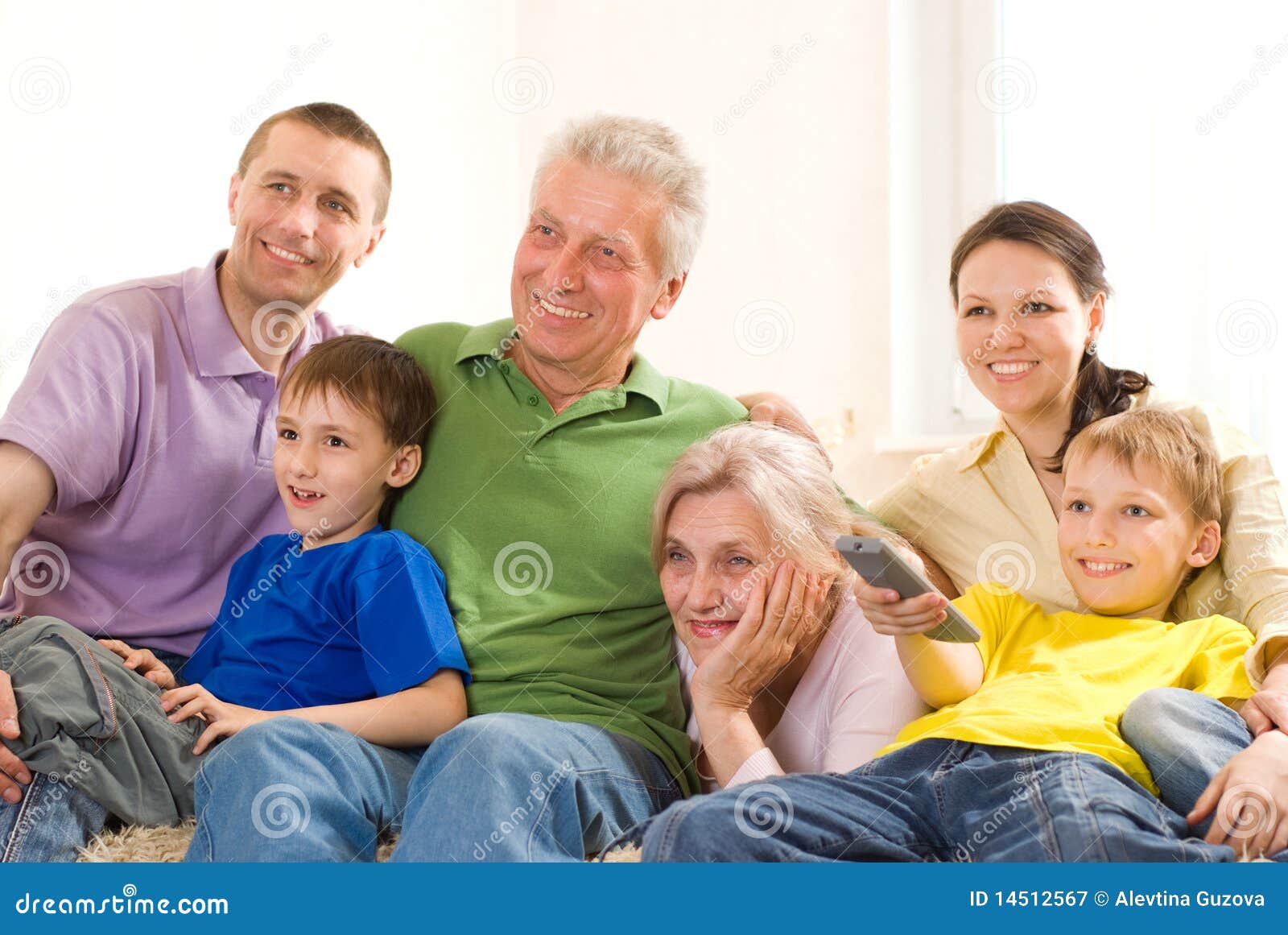 Family of six people stock image. Image of people, parents - 14512567