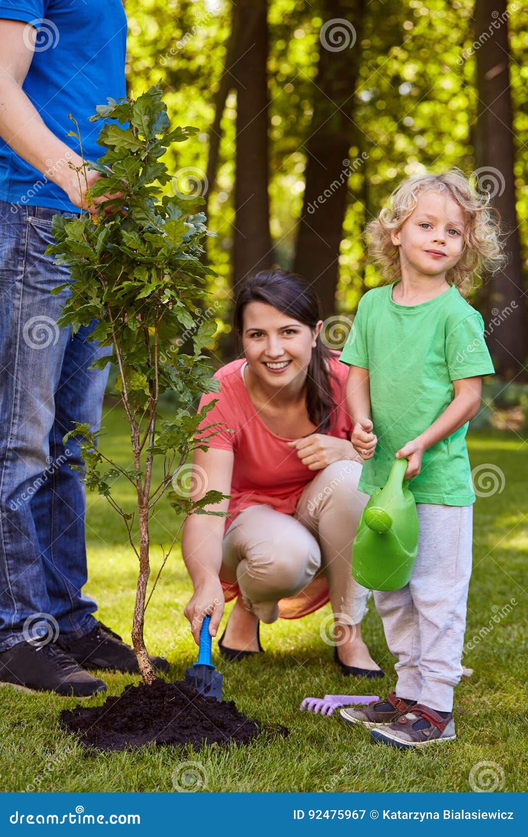 Family Spending Time Together Stock Image - Image of exterior, child ...
