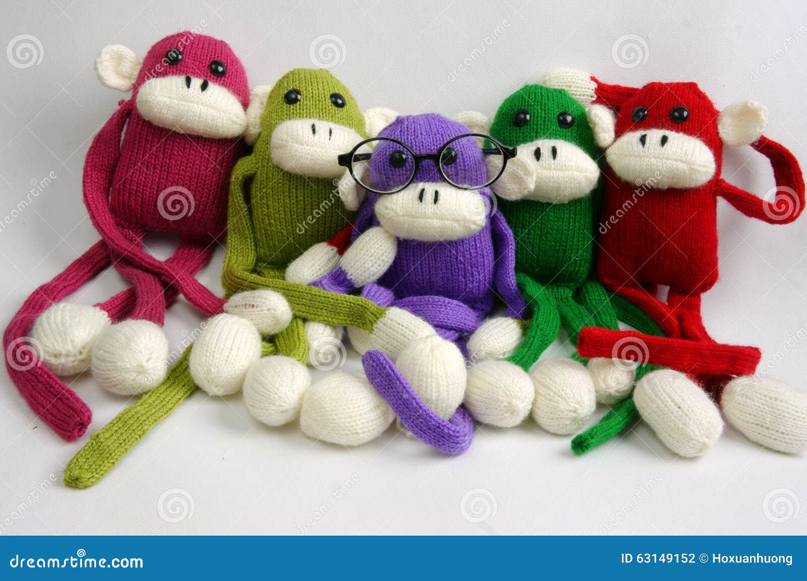 Family, Stuffed Animal, New Year, Monkey, Funny Stock Photo - Image of  animals, handmade: 63149152