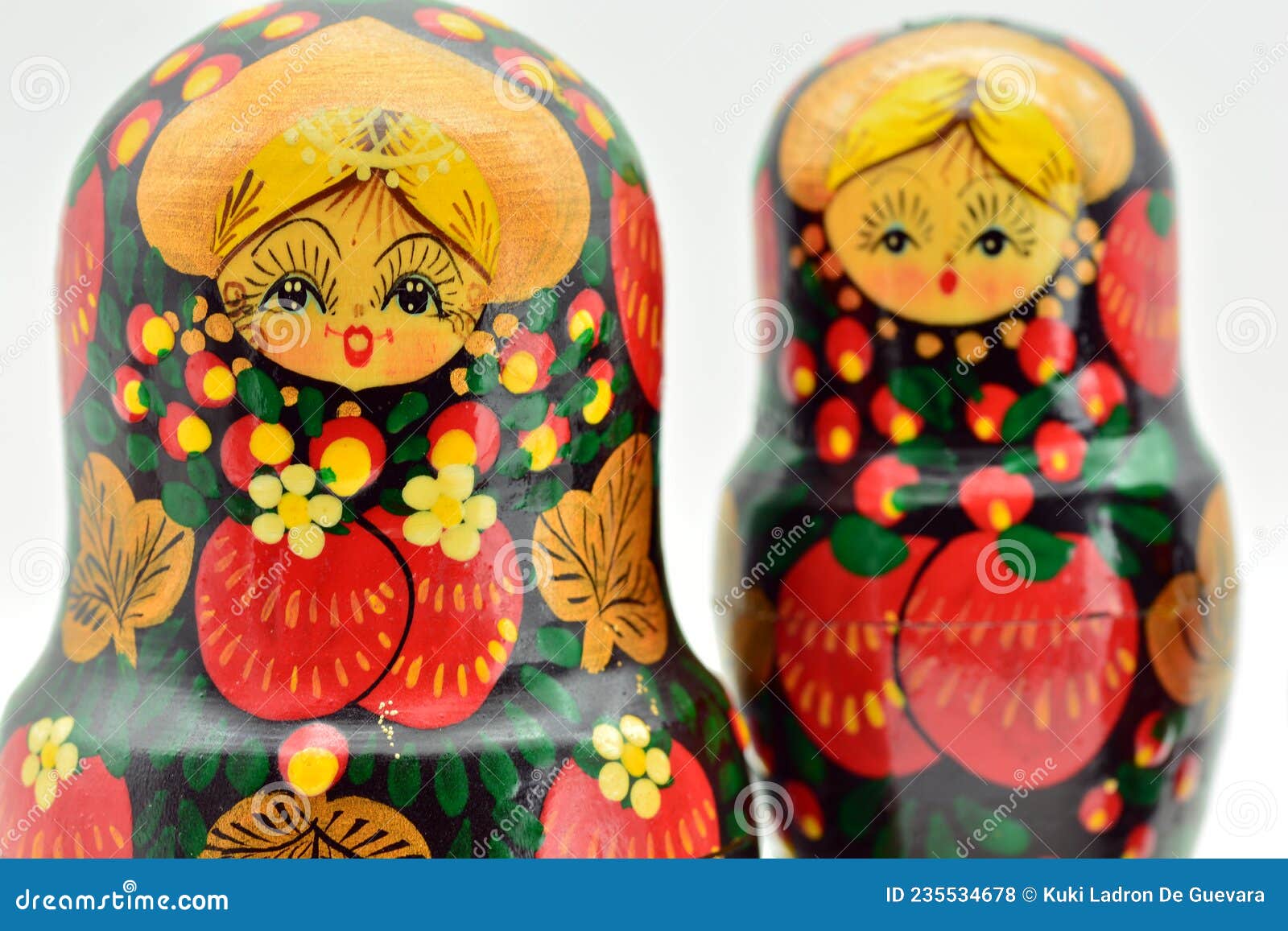 family of traditional russian dolls