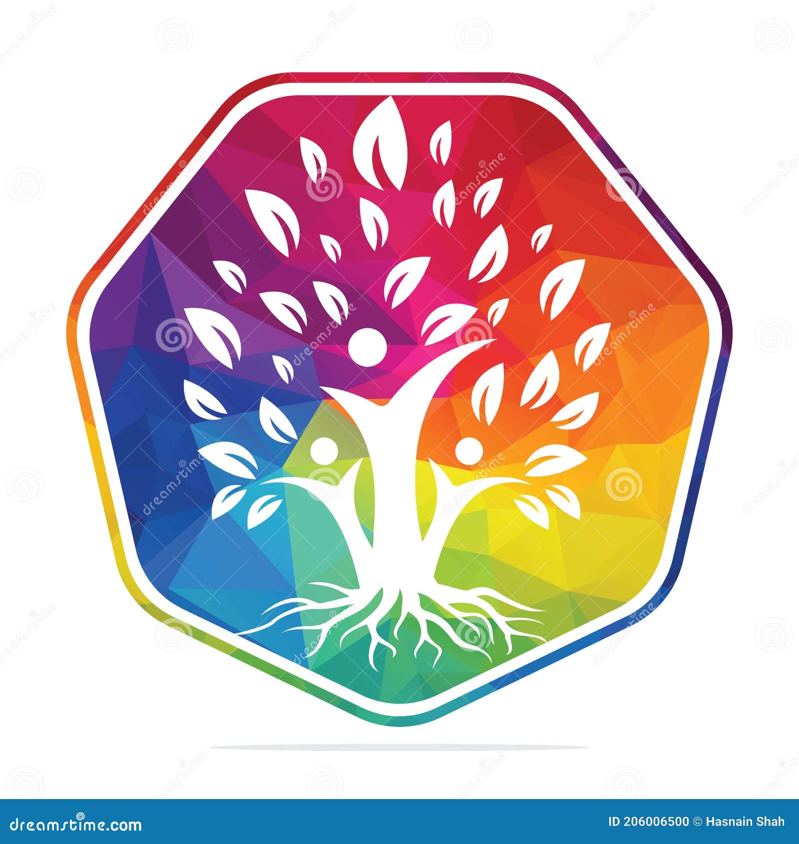 Family Tree and Roots Logo Design. Stock Vector - Illustration of branch,  corporate: 206006500