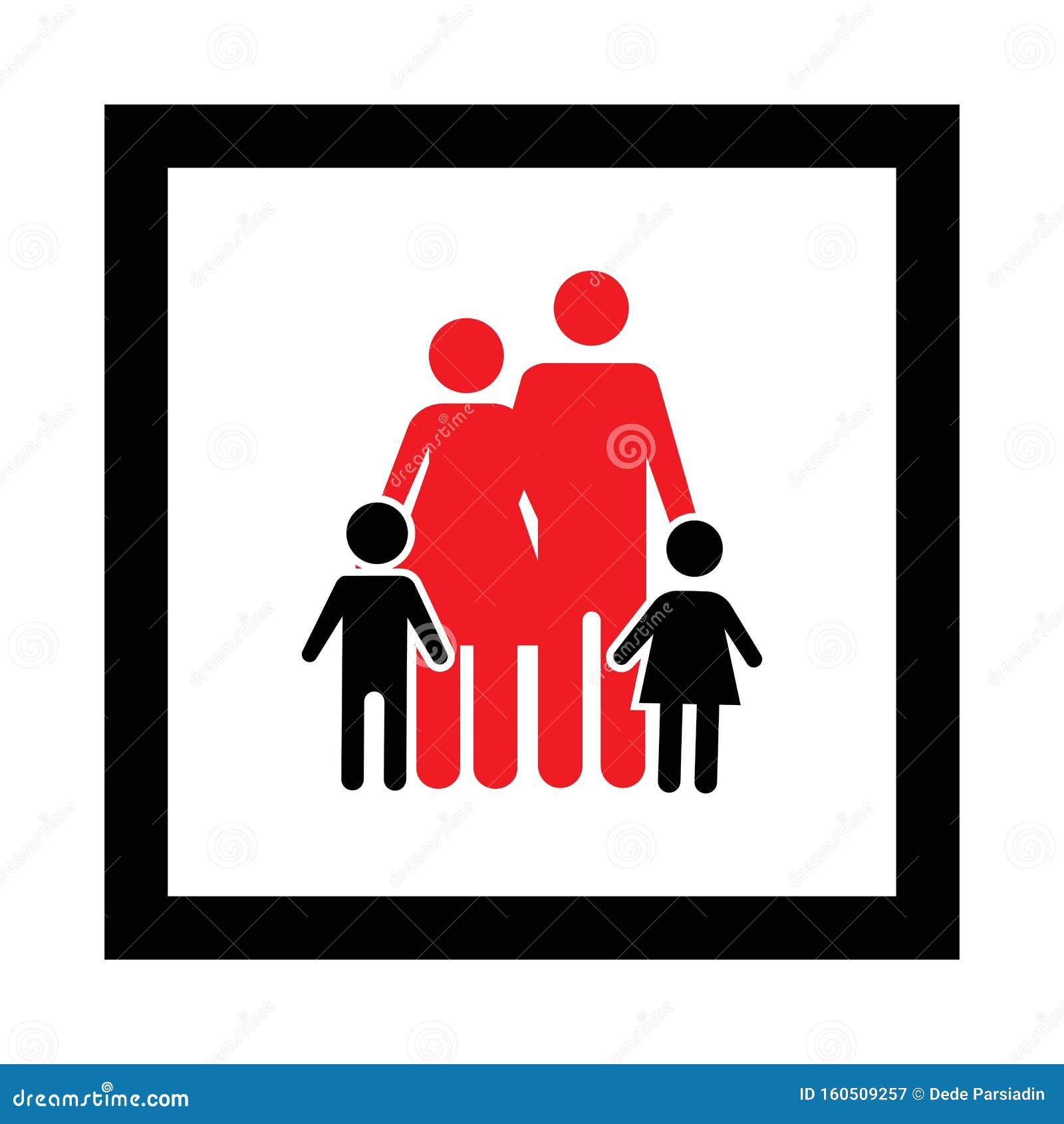 Family stock vector. Illustration of parenting, isolated ...
