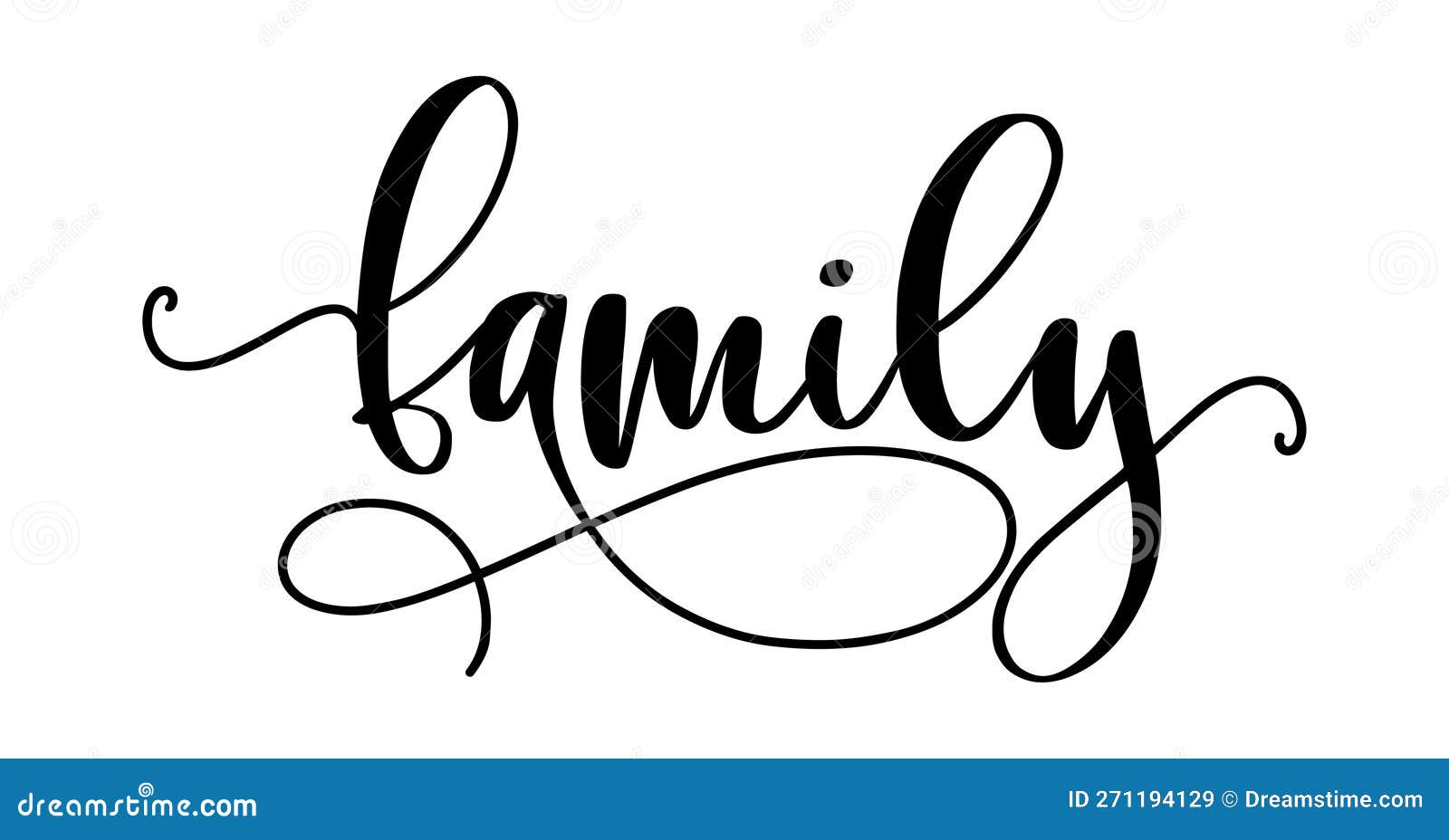 The NAME Family wonderful and stylish typography 13466546 Vector