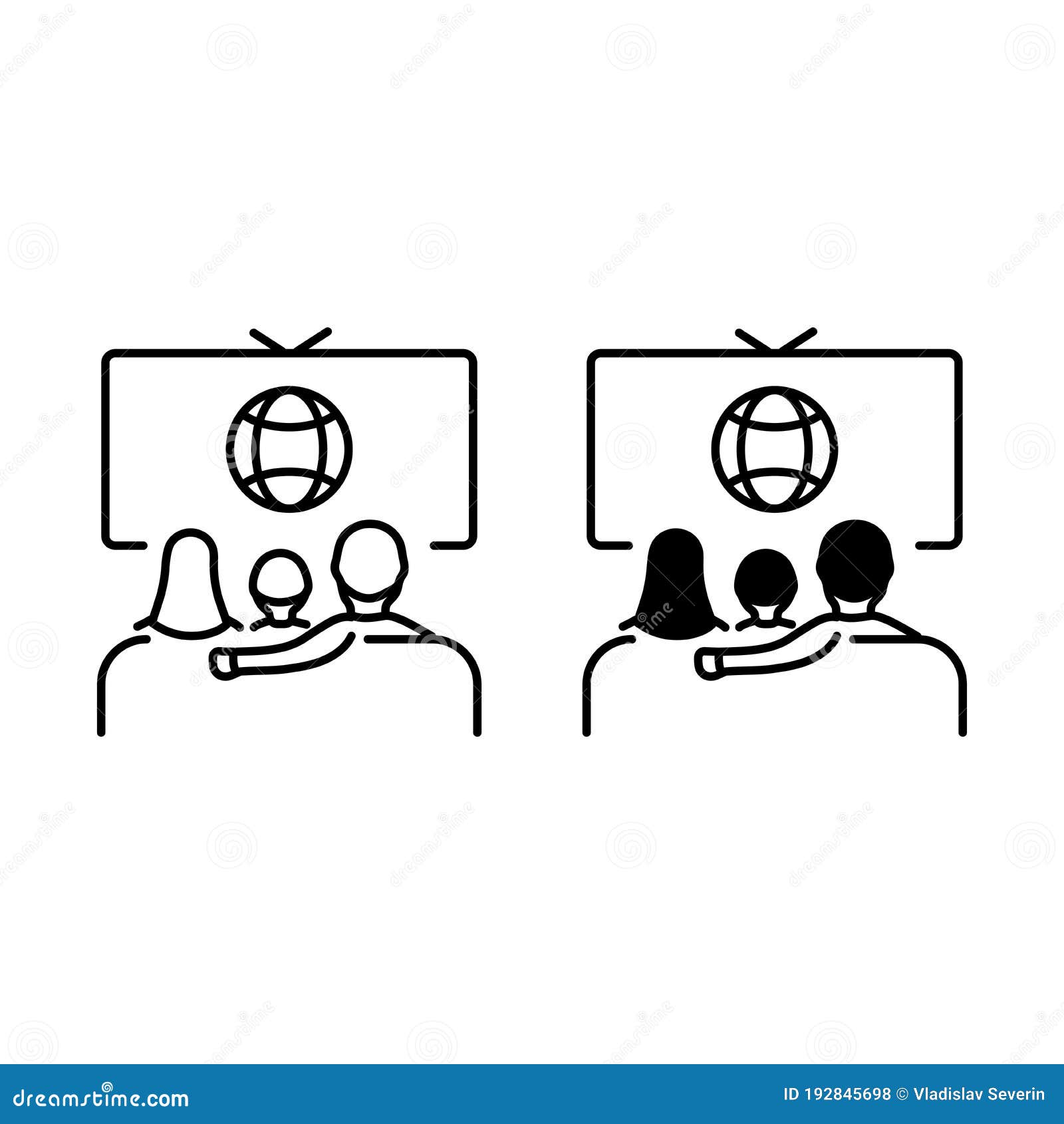 419 Family Watching Tv Drawing Images Stock Photos  Vectors  Shutterstock