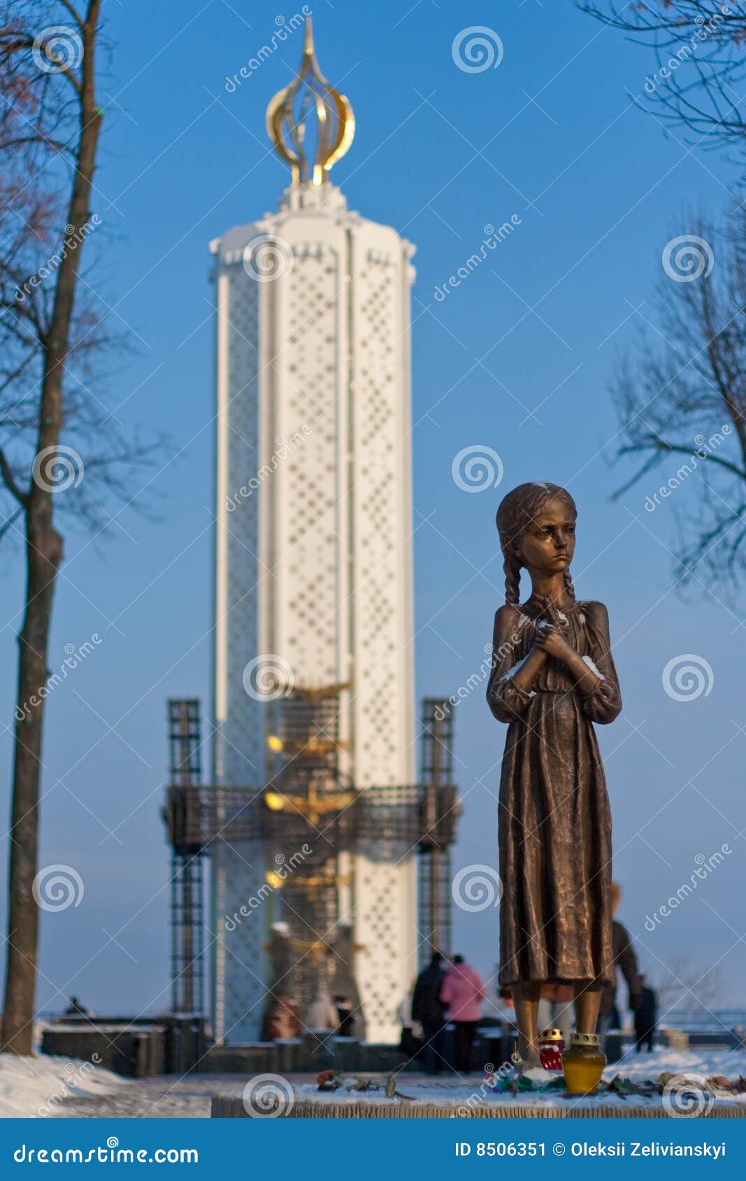 Famine monument in Kiev editorial photo. Image of starve 8506351