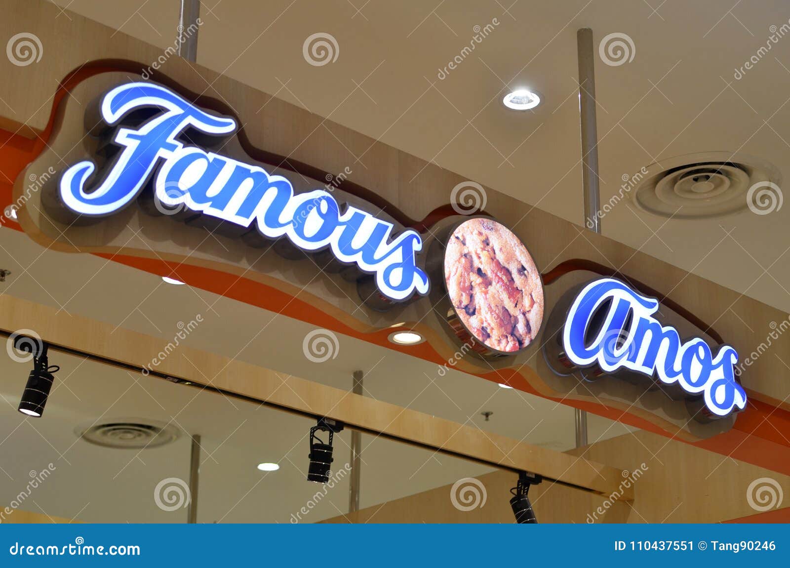 Famous Amos Shop In Paradigm Mall Johor Bahru Editorial Photo Image Of Sign Bahru 110437551