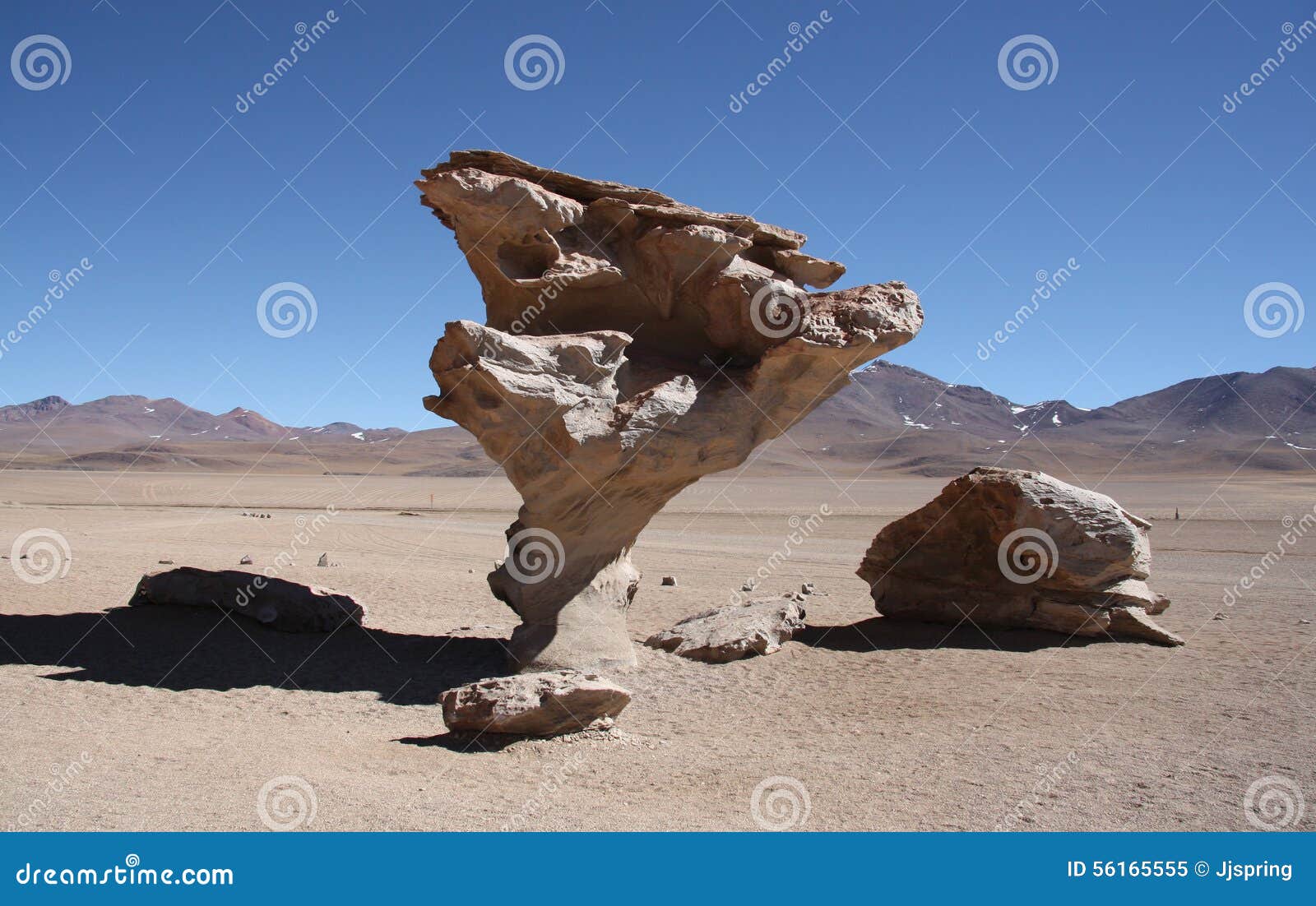 famous arbol de piedra, stone valley, atacama desert, bolivia