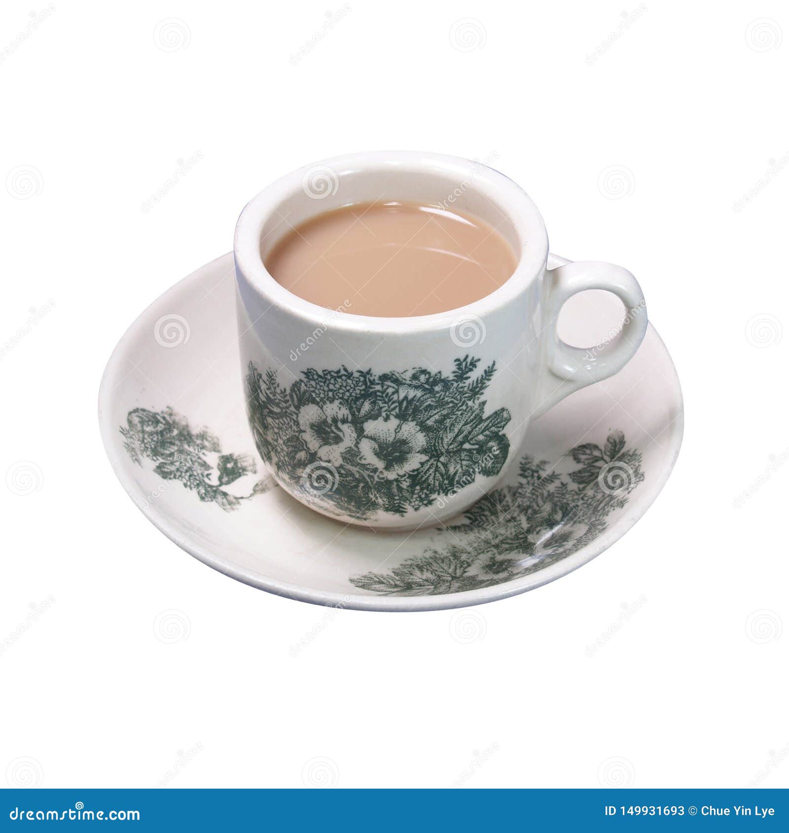 famous asian traditional nanyang chinese tea with milk teh tarik