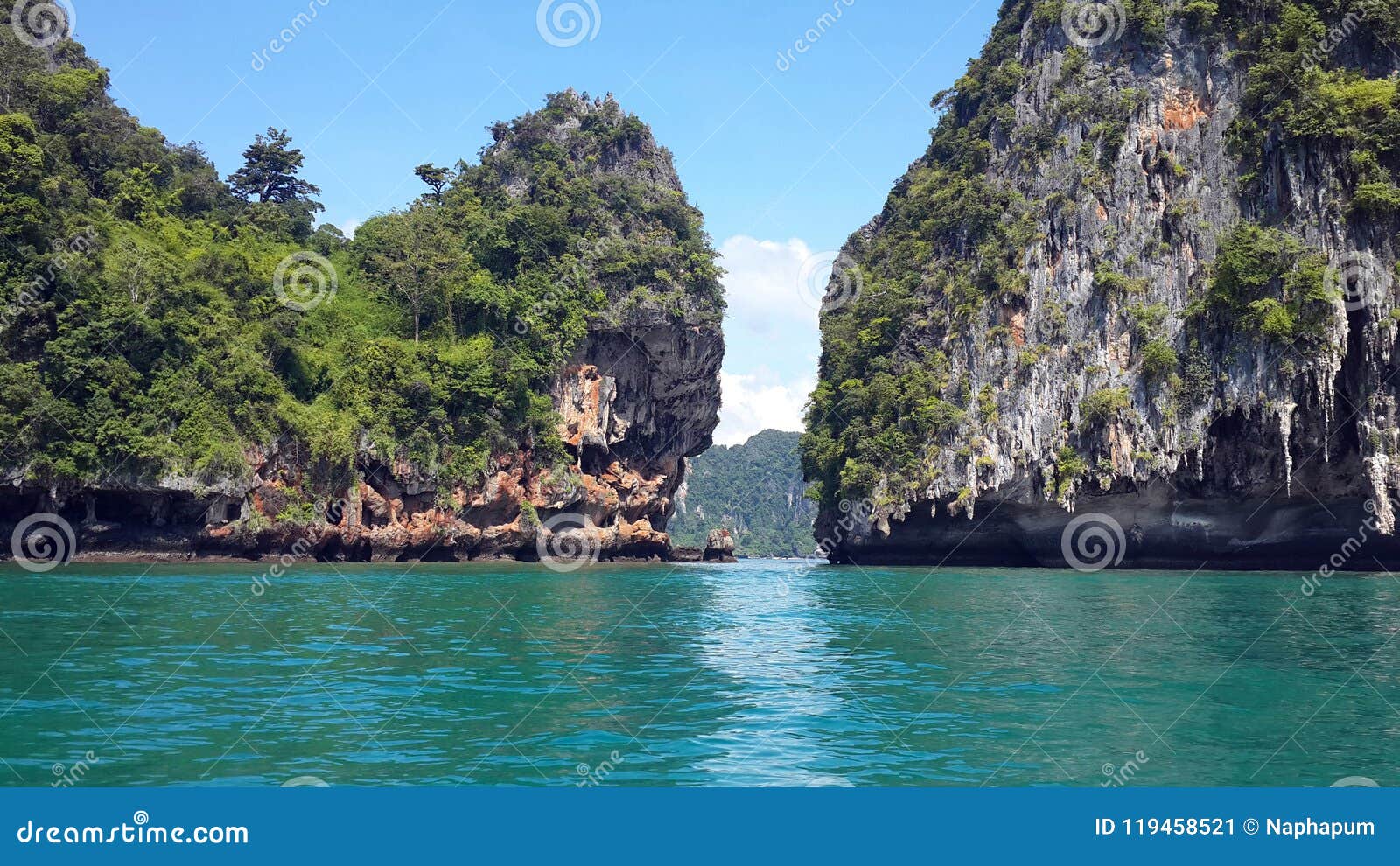 Famous Beautiful Seascape With Crystal Clear Green Turquoise Water And