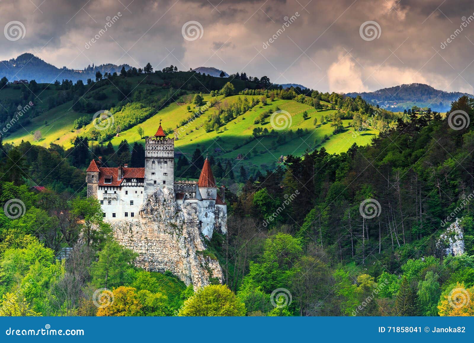 the famous dracula castle near brasov,bran,transylvania,romania,europe