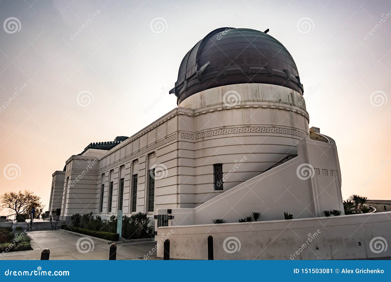 Famous Griffith Observatory in Los Angeles California Editorial Photo