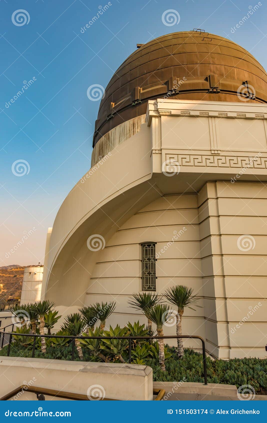 Famous Griffith Observatory in Los Angeles California Editorial Stock
