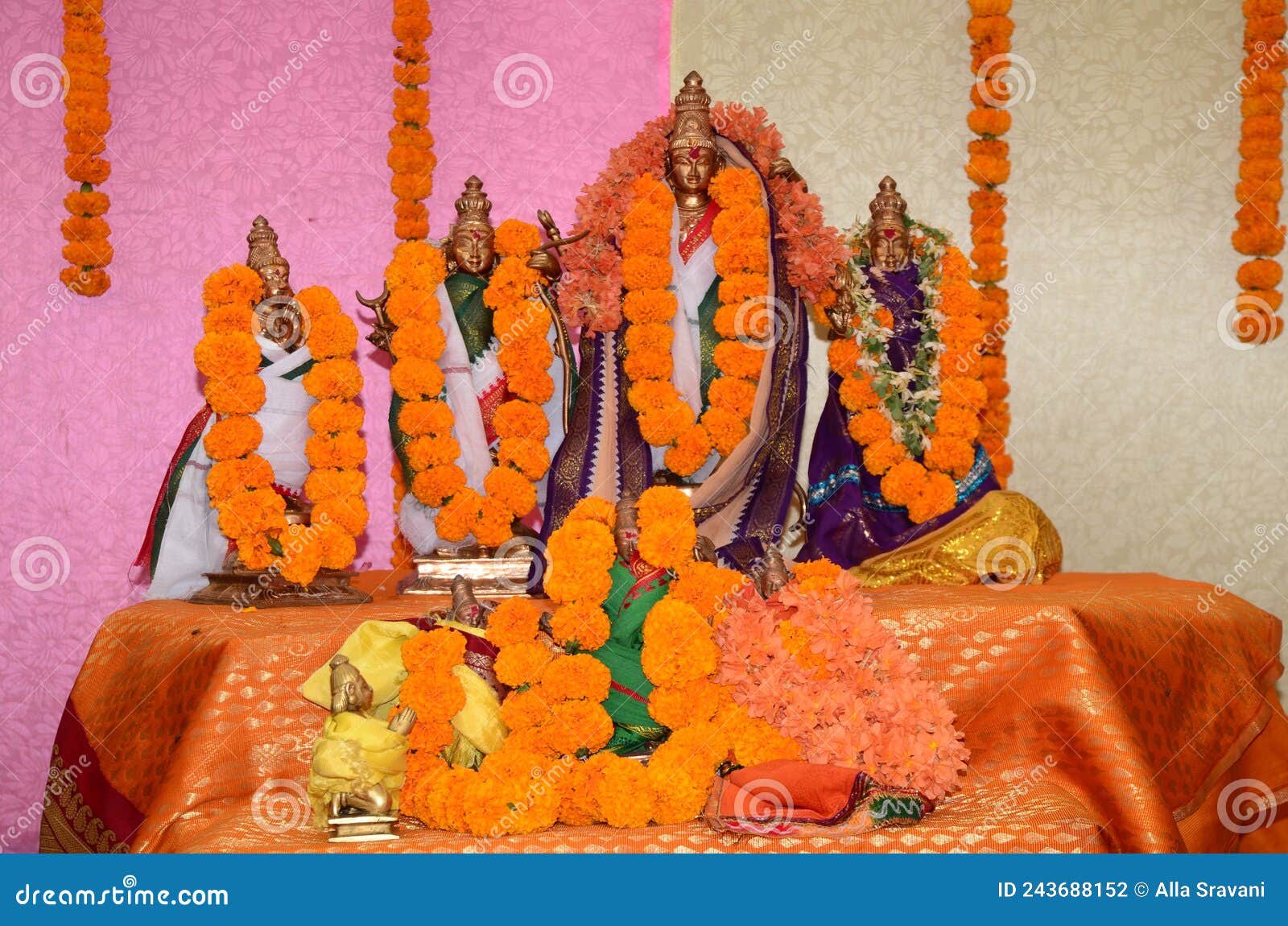 The Famous Hindu Festival Sri Rama Navami in India Stock Photo ...