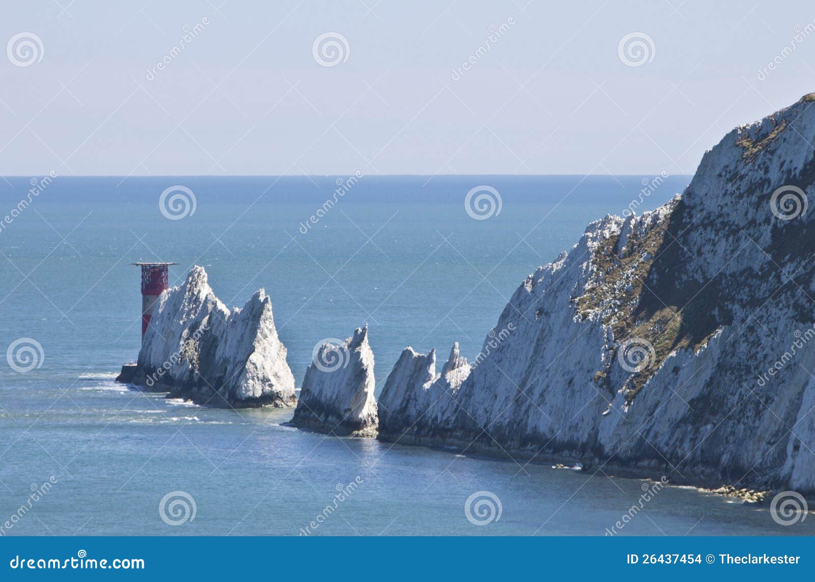 the famous isle of wight needles