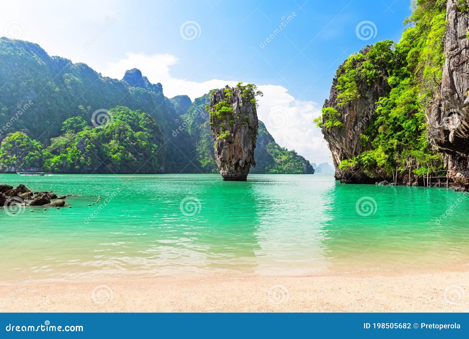 Travel Photo Of James Bond Island In Phang Nga Bay Thailand Stock Photo Image Of Famous Getaway