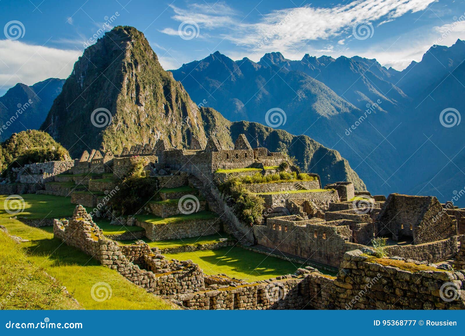 famous machu picchu ruins, near cuzco, peru