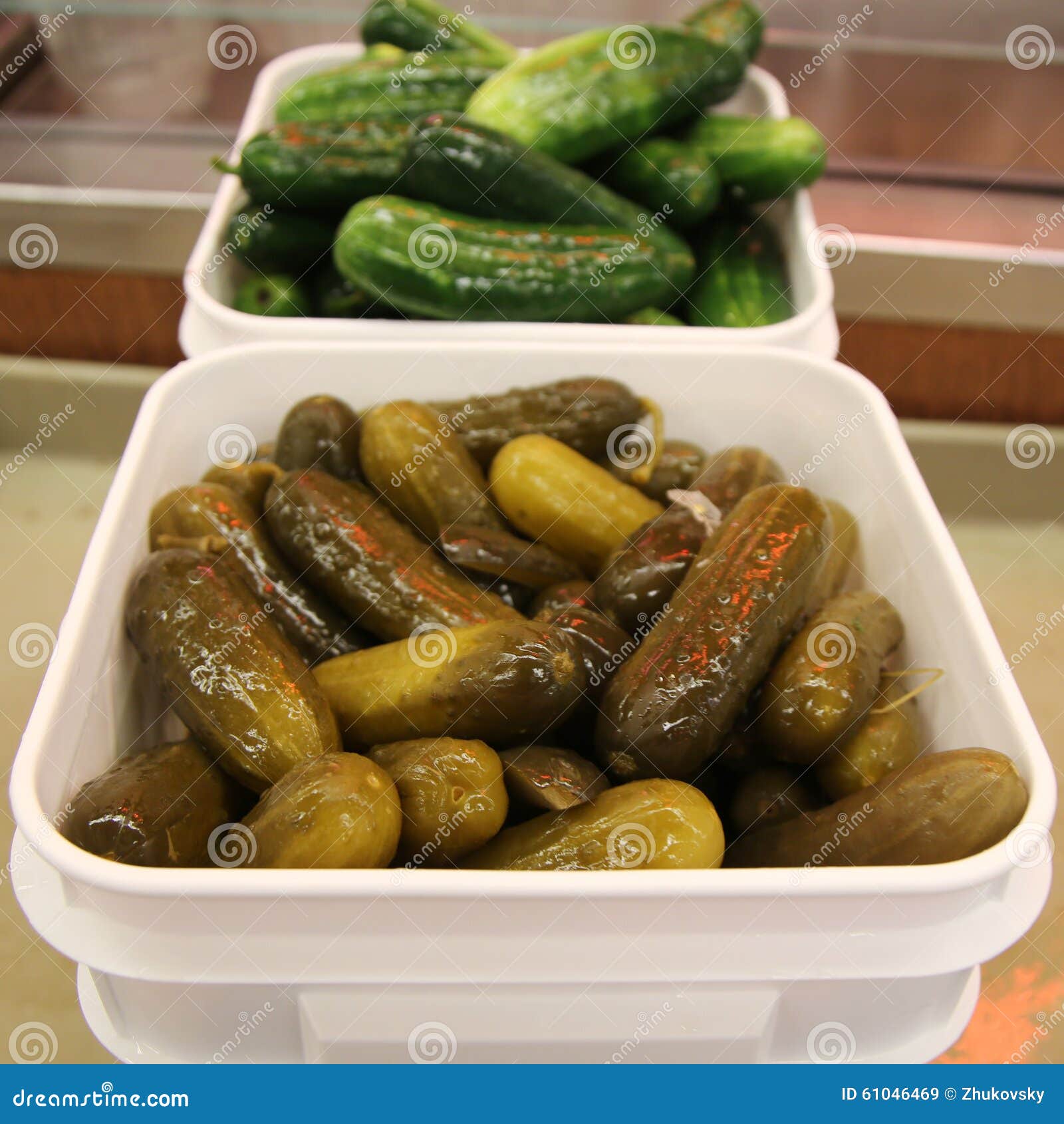 Famous Pickles in New York Deli Stock Image Image of manhattan, city