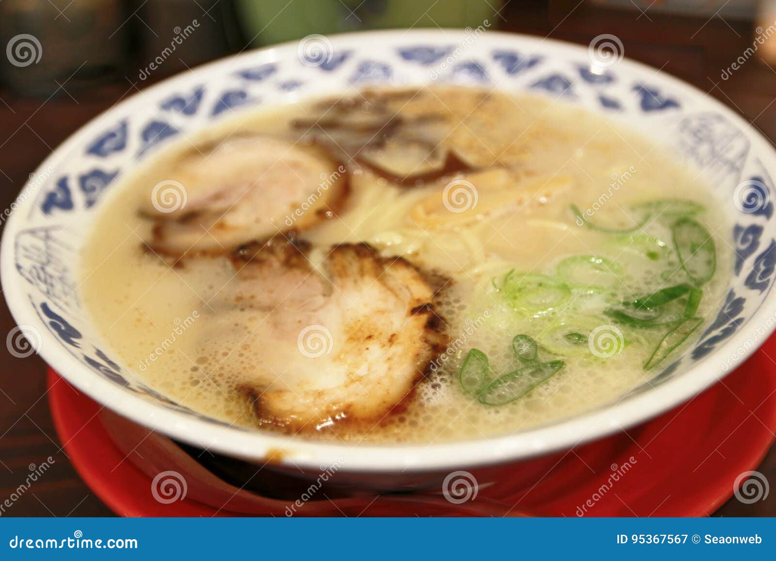 A Famous Pork Noodle Soup in Japan Stock Image Image of pork, ramen