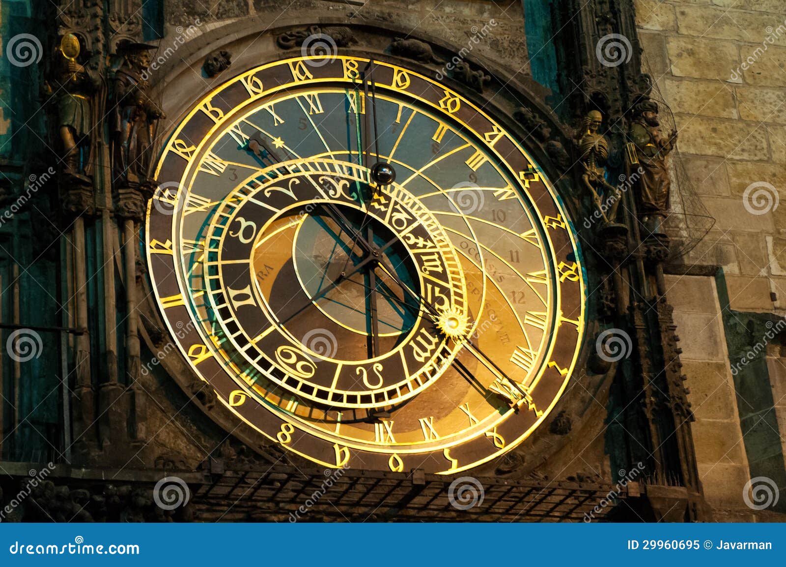 prague astronomical clock, orloj, in the old town of prague