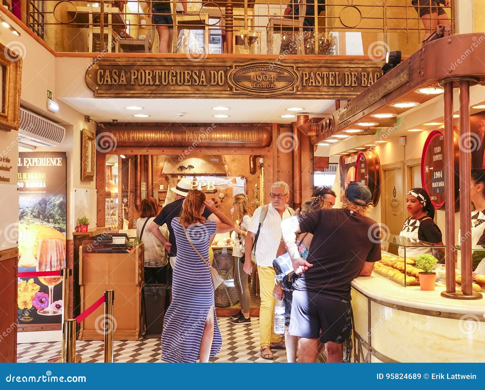 Famous Restaurant for Codfish Cake in Lisbon Editorial Stock Image