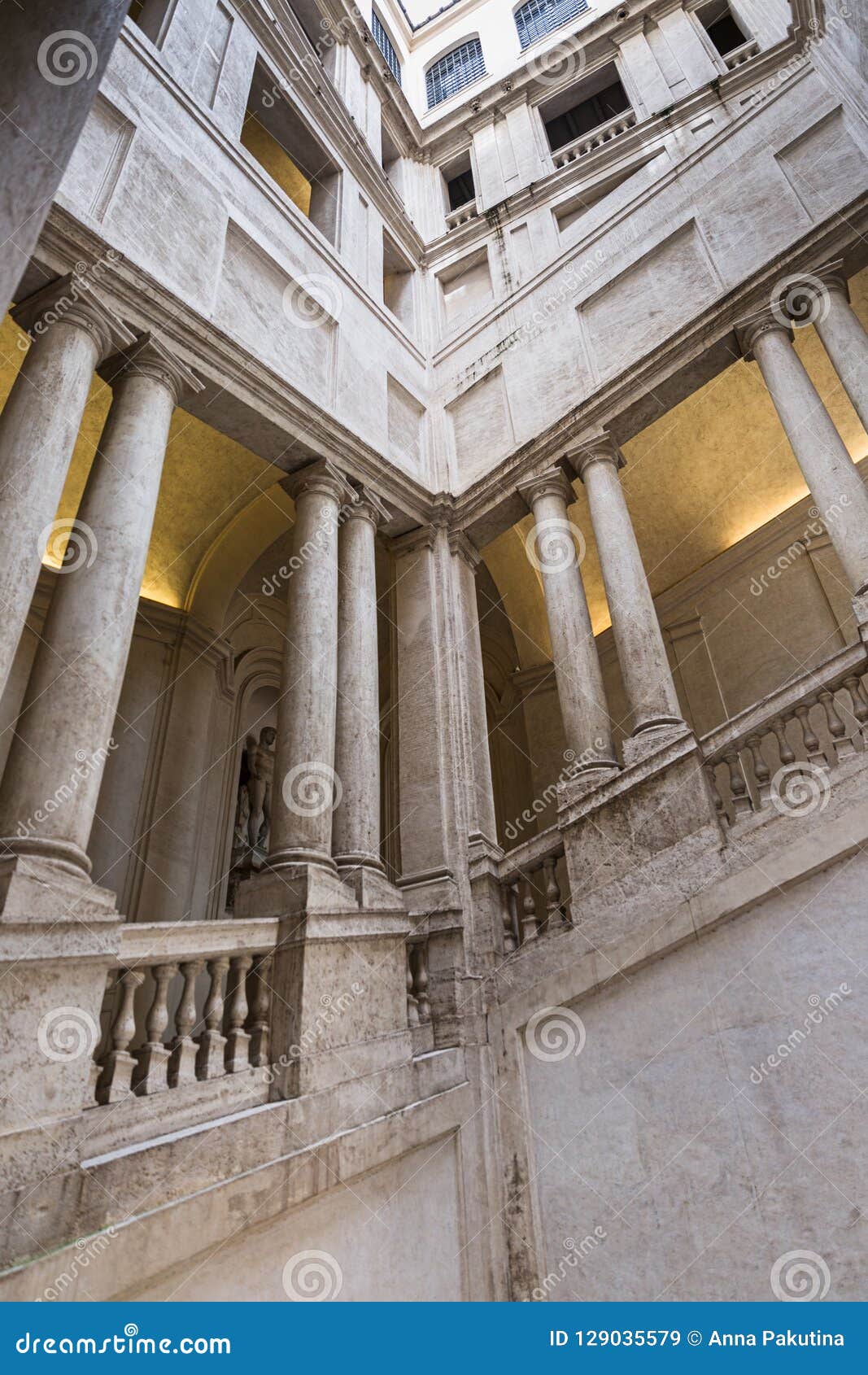 The Famous Staircase by Bernini of the Palazzo Barberini in Rome Editorial  Stock Image - Image of design, architecture: 129035579