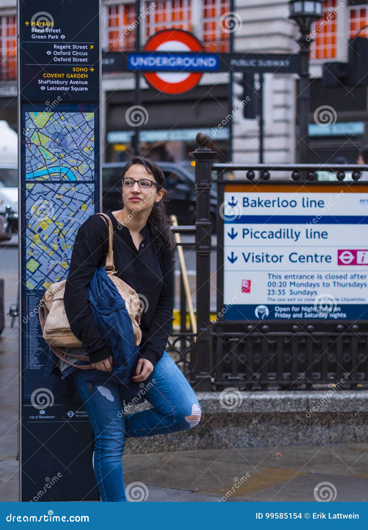 The Famous Subway Entrance At Piccadilly Circus London Popular