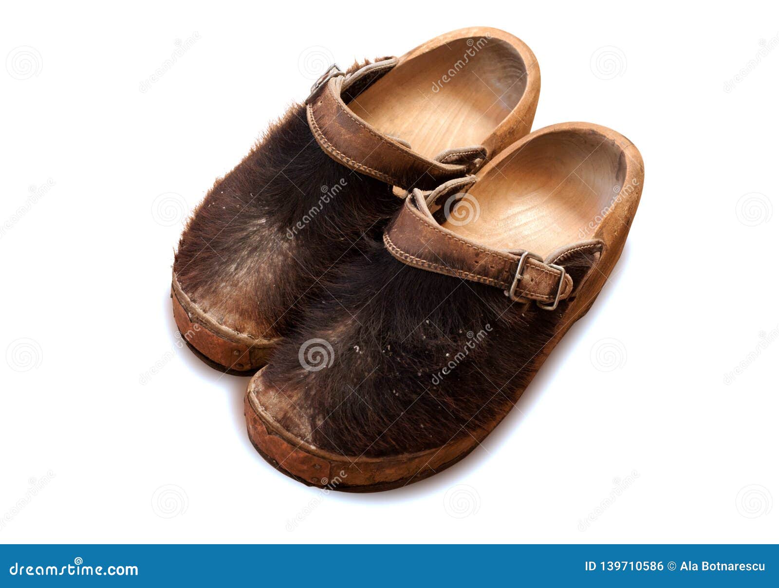 wooden clog